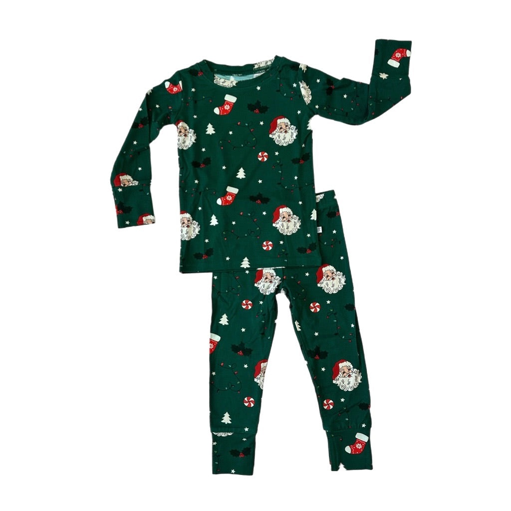 HERE COMES SANTA CLAUS TWO PIECE BAMBOO JAMMIES