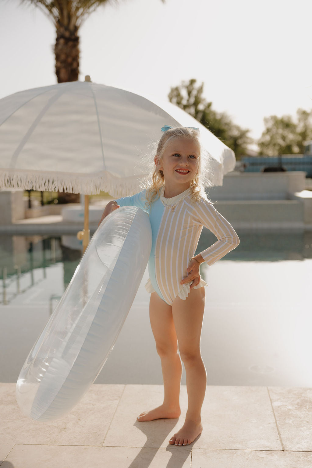 Girl Long Sleeve Swimsuit | Surf & Sand