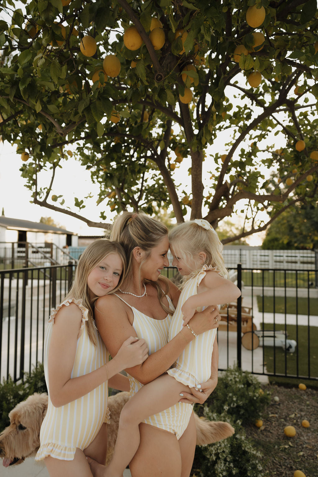 Girl Sleeveless Swimsuit | Sun Rays