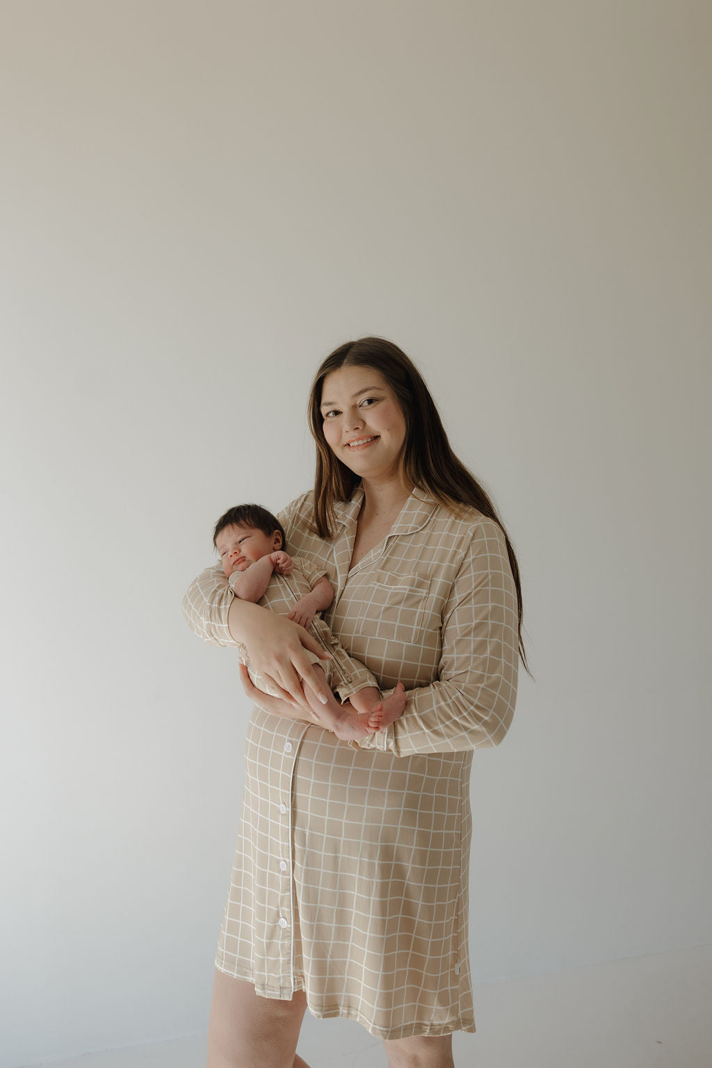 Women's Bamboo Sleeping Dress | Grid