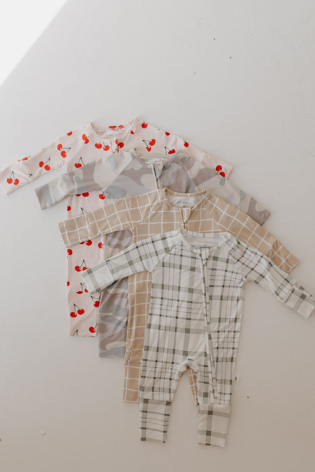 Bamboo Zip Pajamas | Picnic Plaid