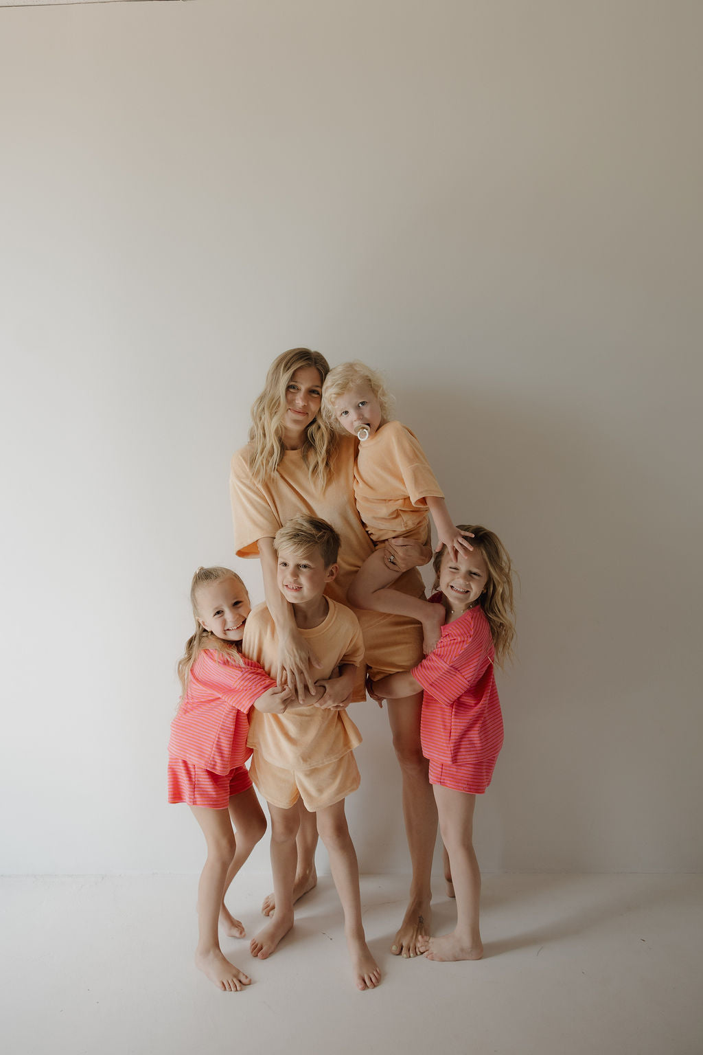 Child Terry Short Set | Sherbert