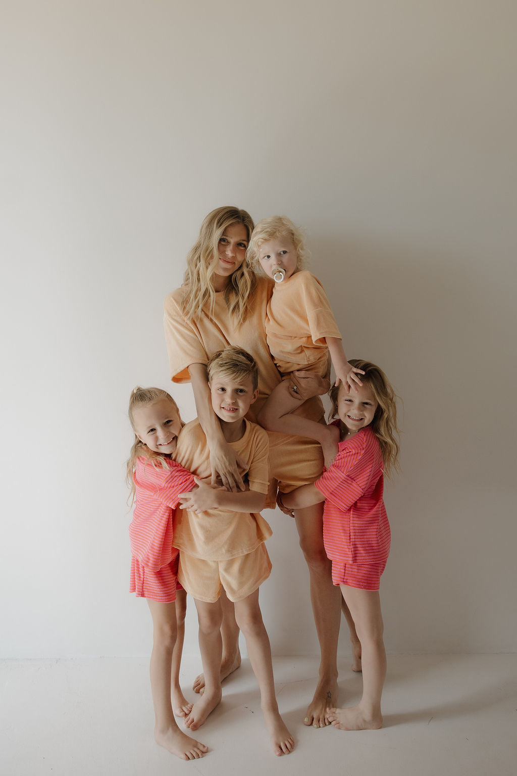 Child Terry Short Set | Sherbert