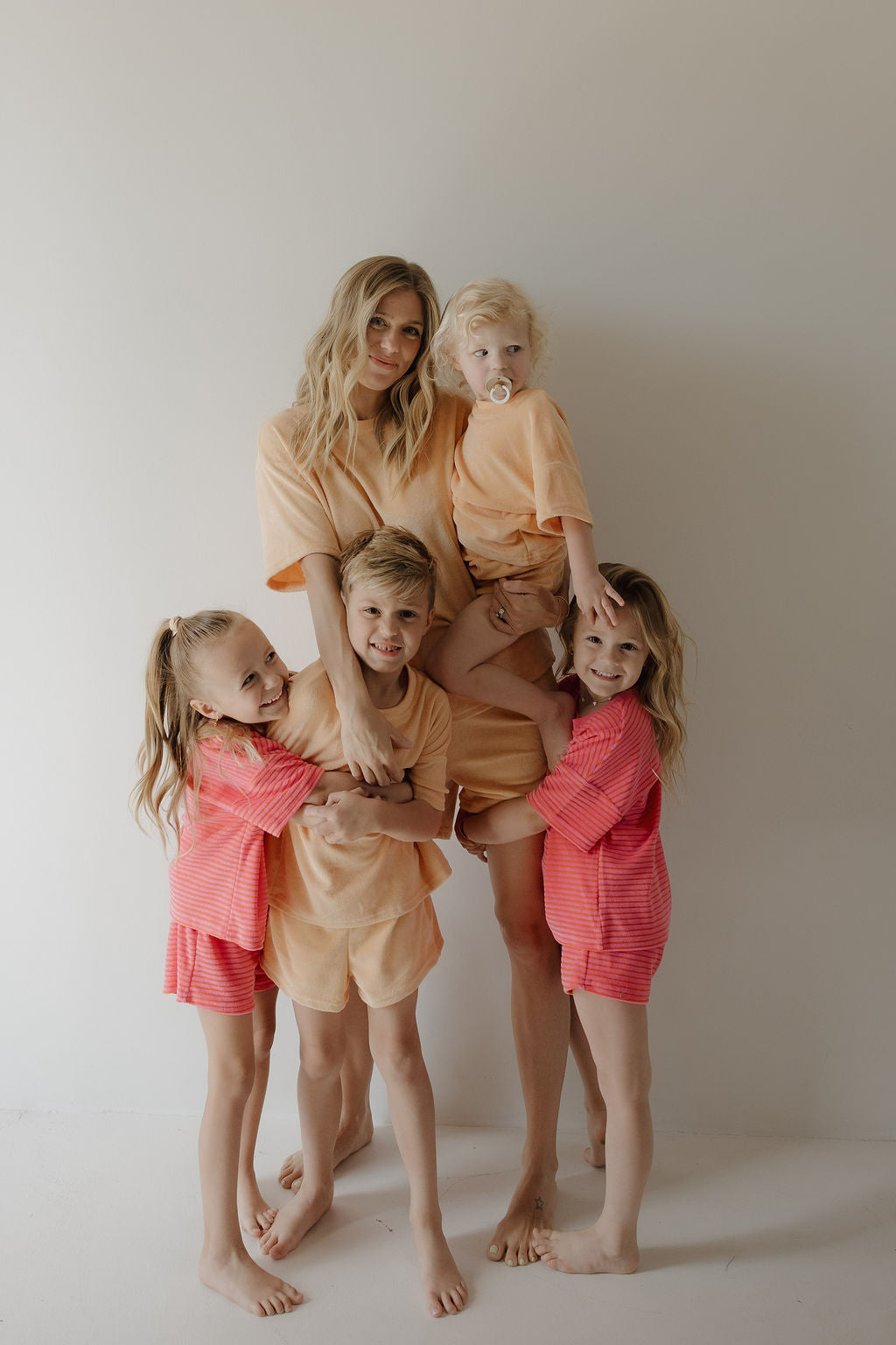Child Terry Short Set | Sherbert
