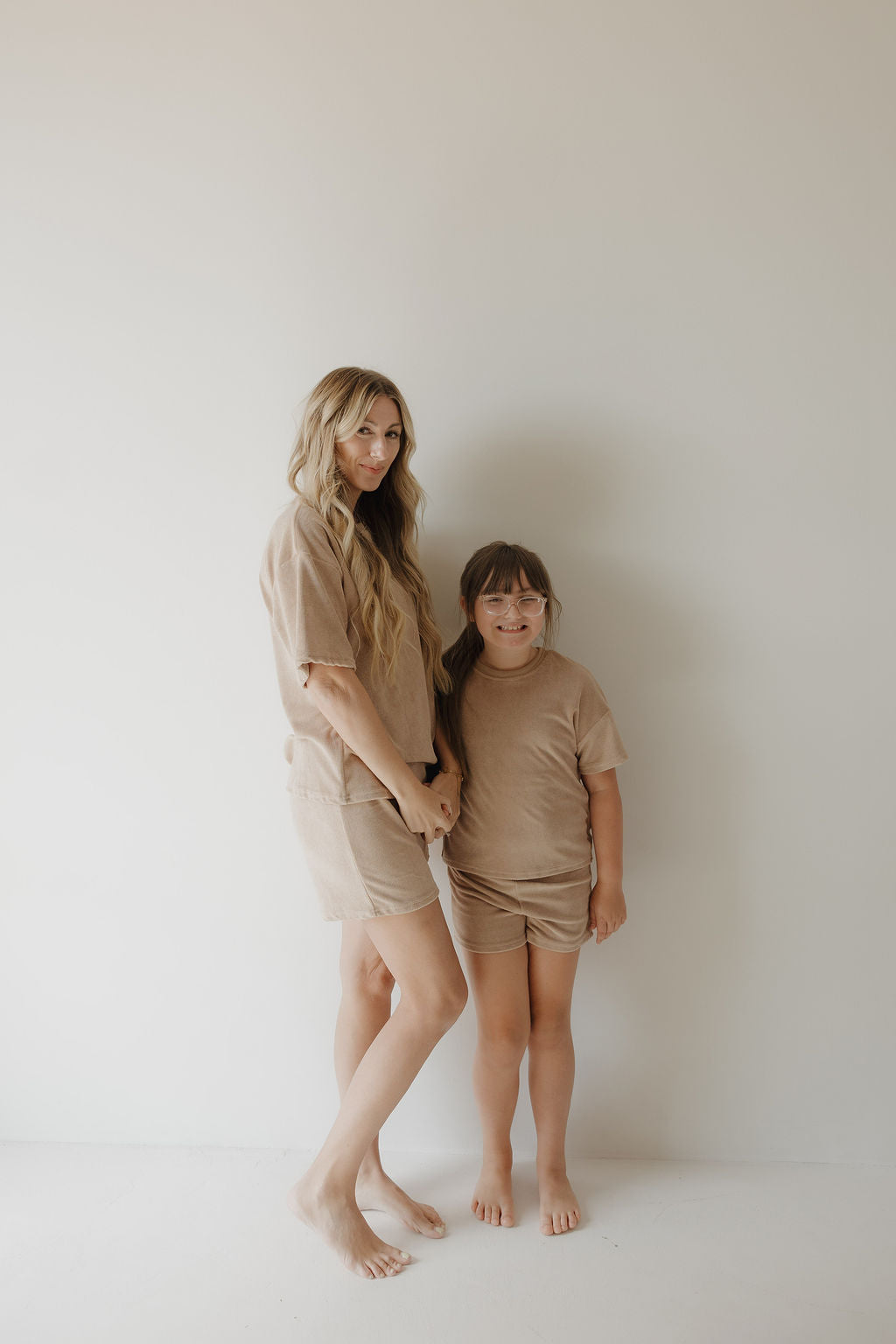 Women's Terry Short Set | Tan