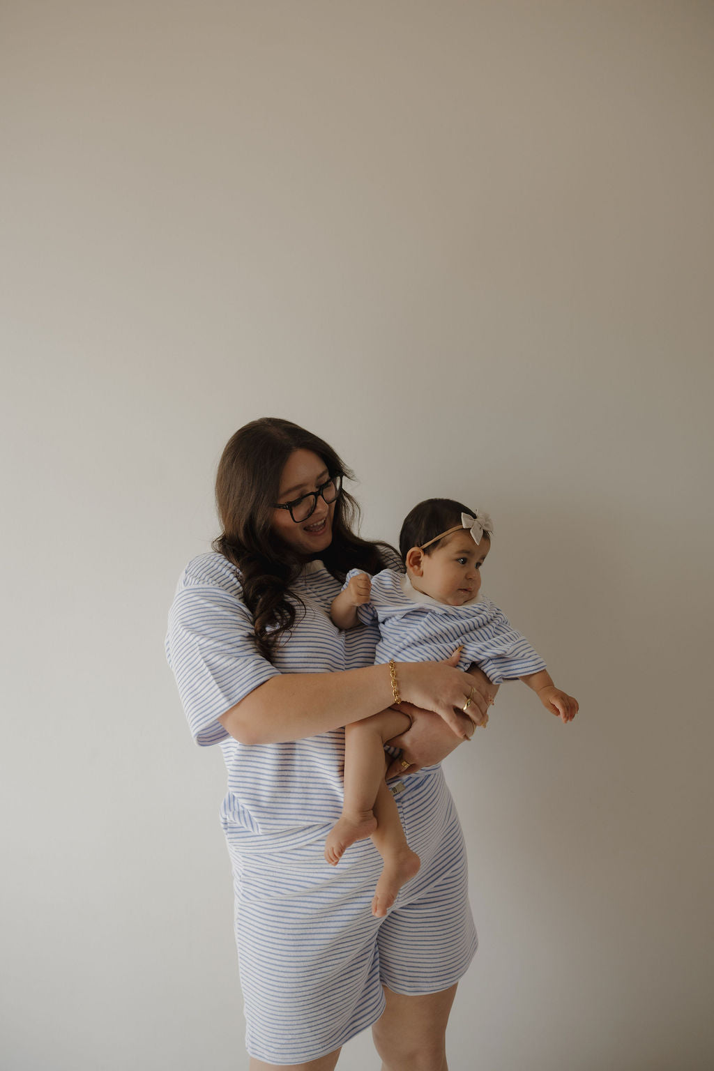 Women's Terry Short Set | Ocean Stripe