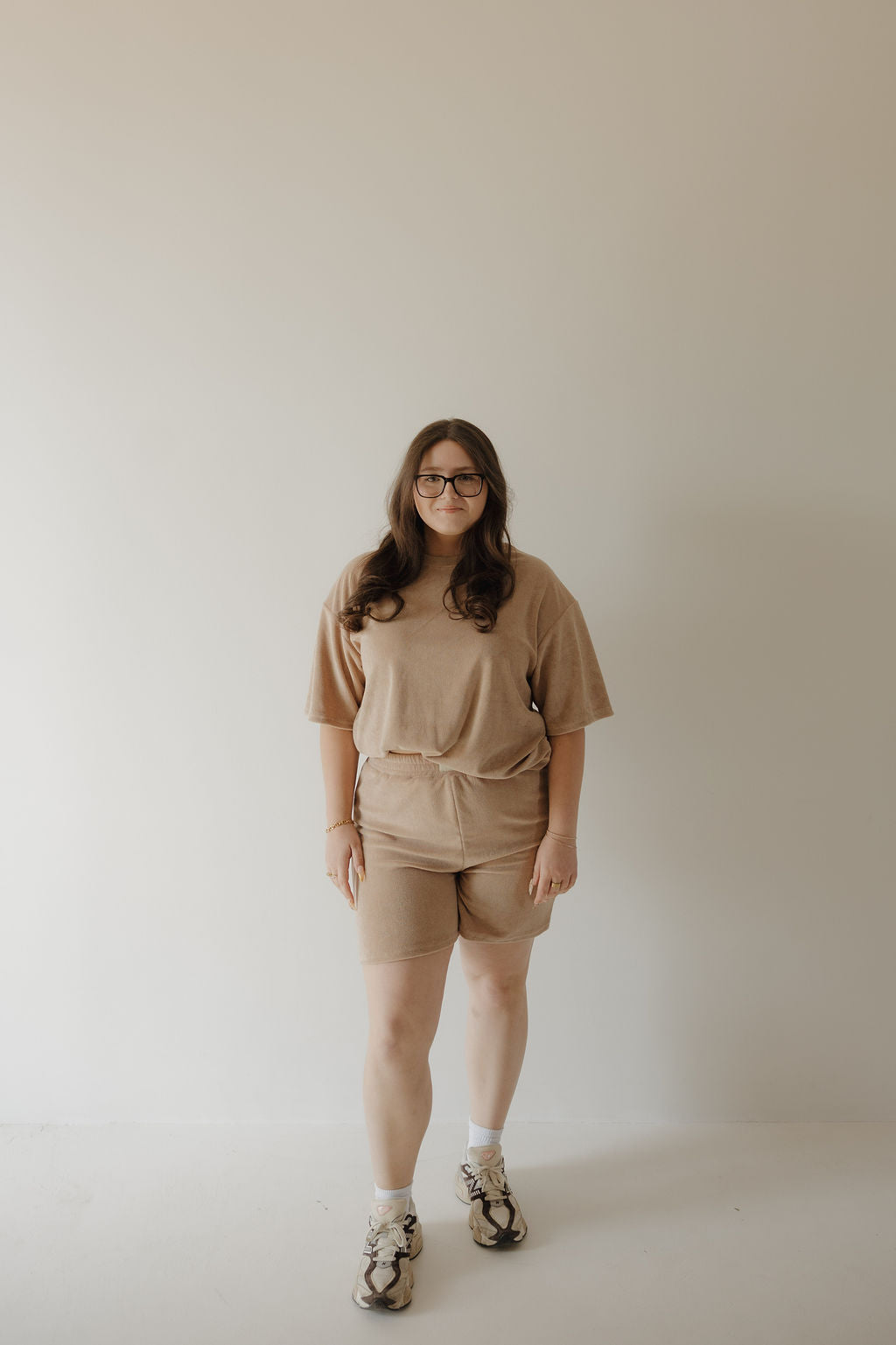 Women's Terry Short Set | Tan