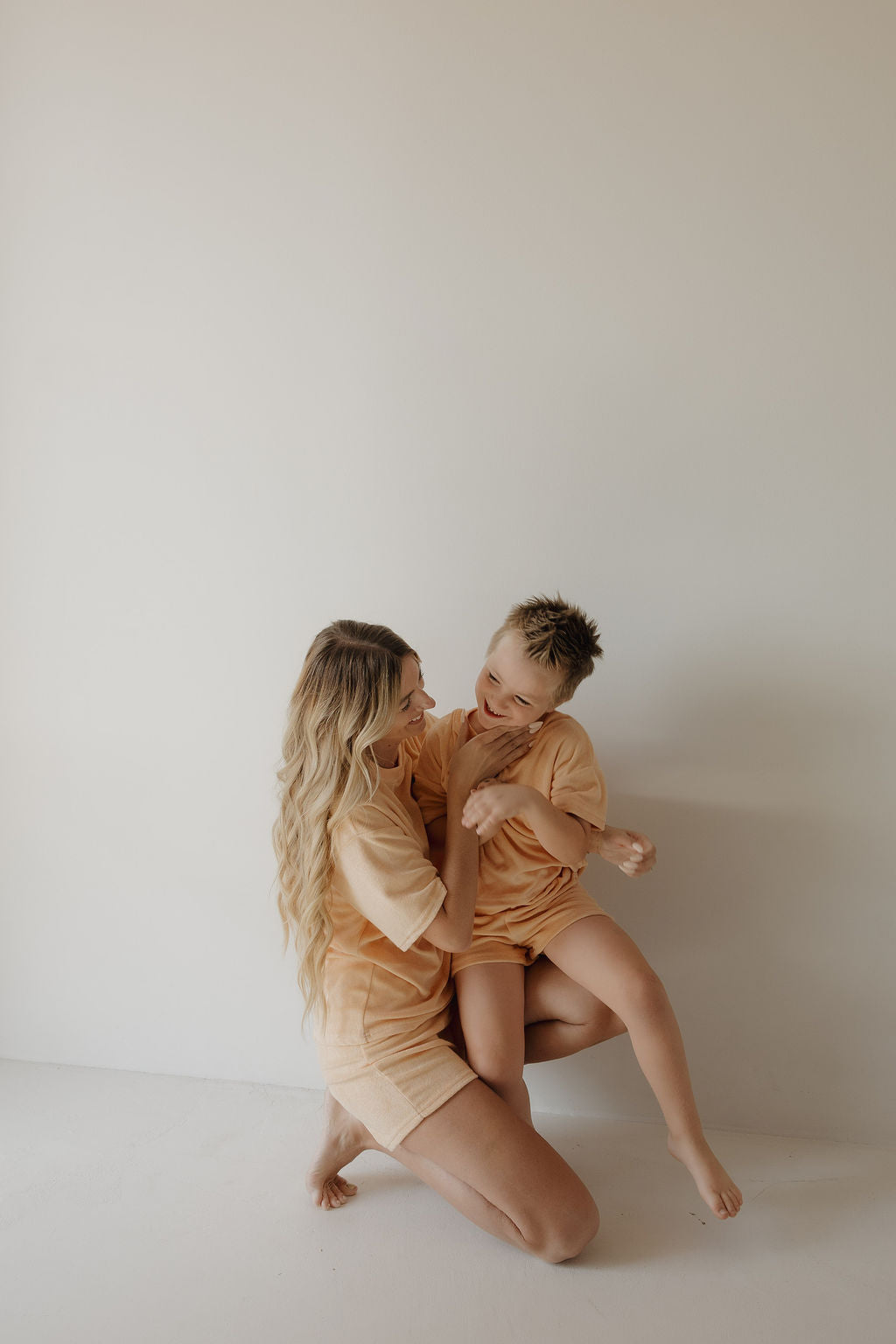 Child Terry Short Set | Sherbert