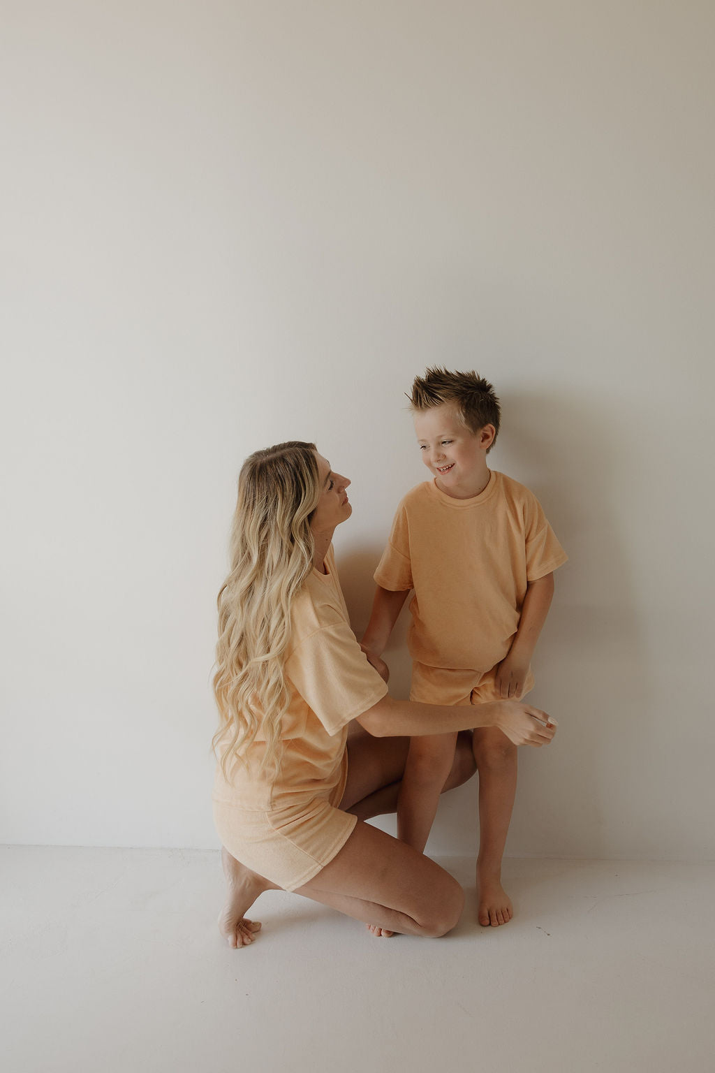 Child Terry Short Set | Sherbert