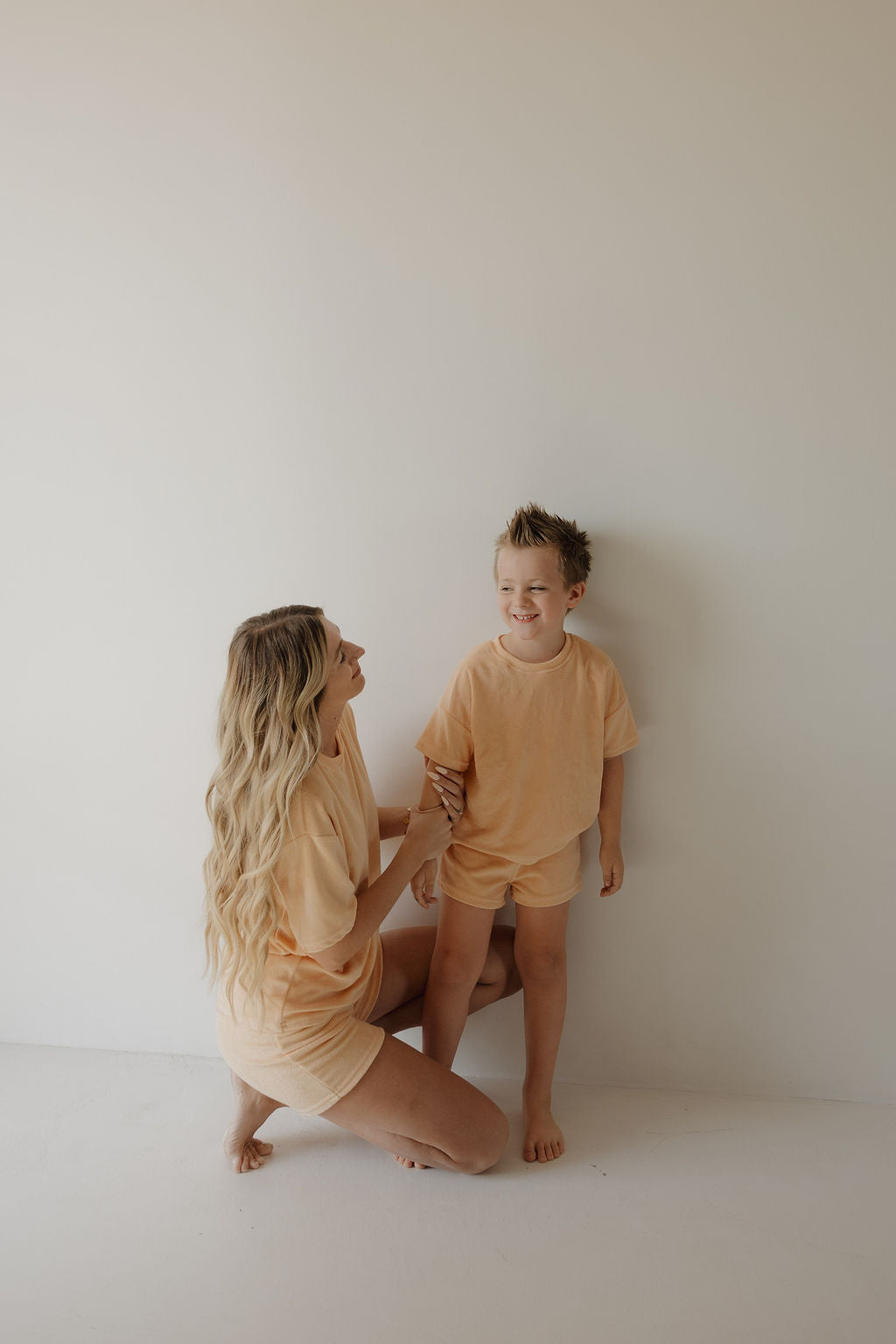 Child Terry Short Set | Sherbert