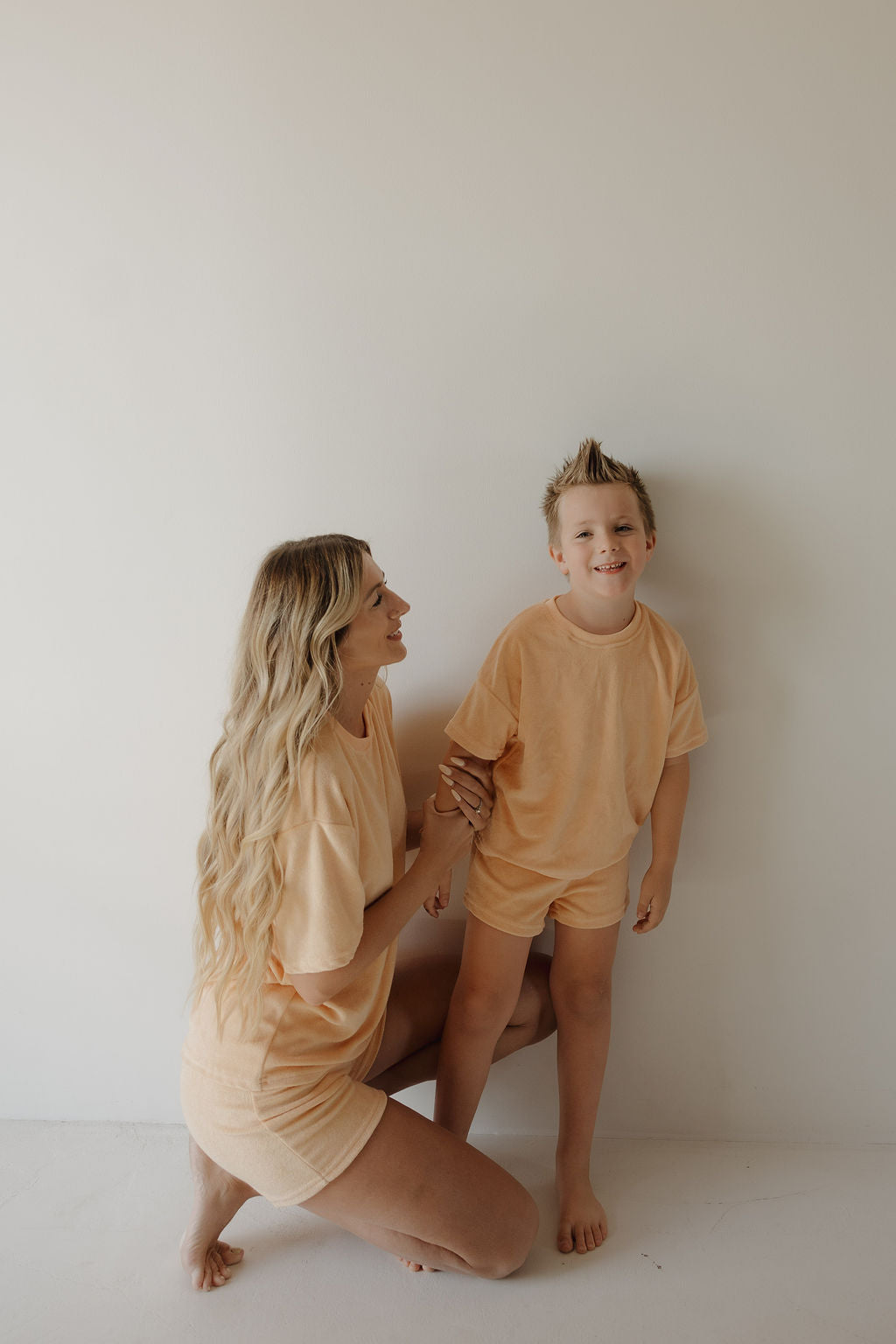 Child Terry Short Set | Sherbert
