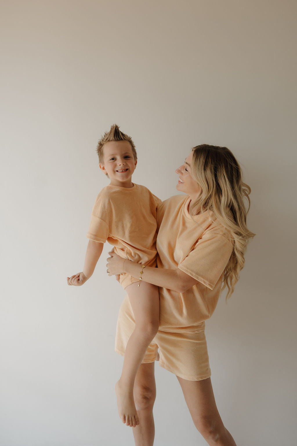 Child Terry Short Set | Sherbert