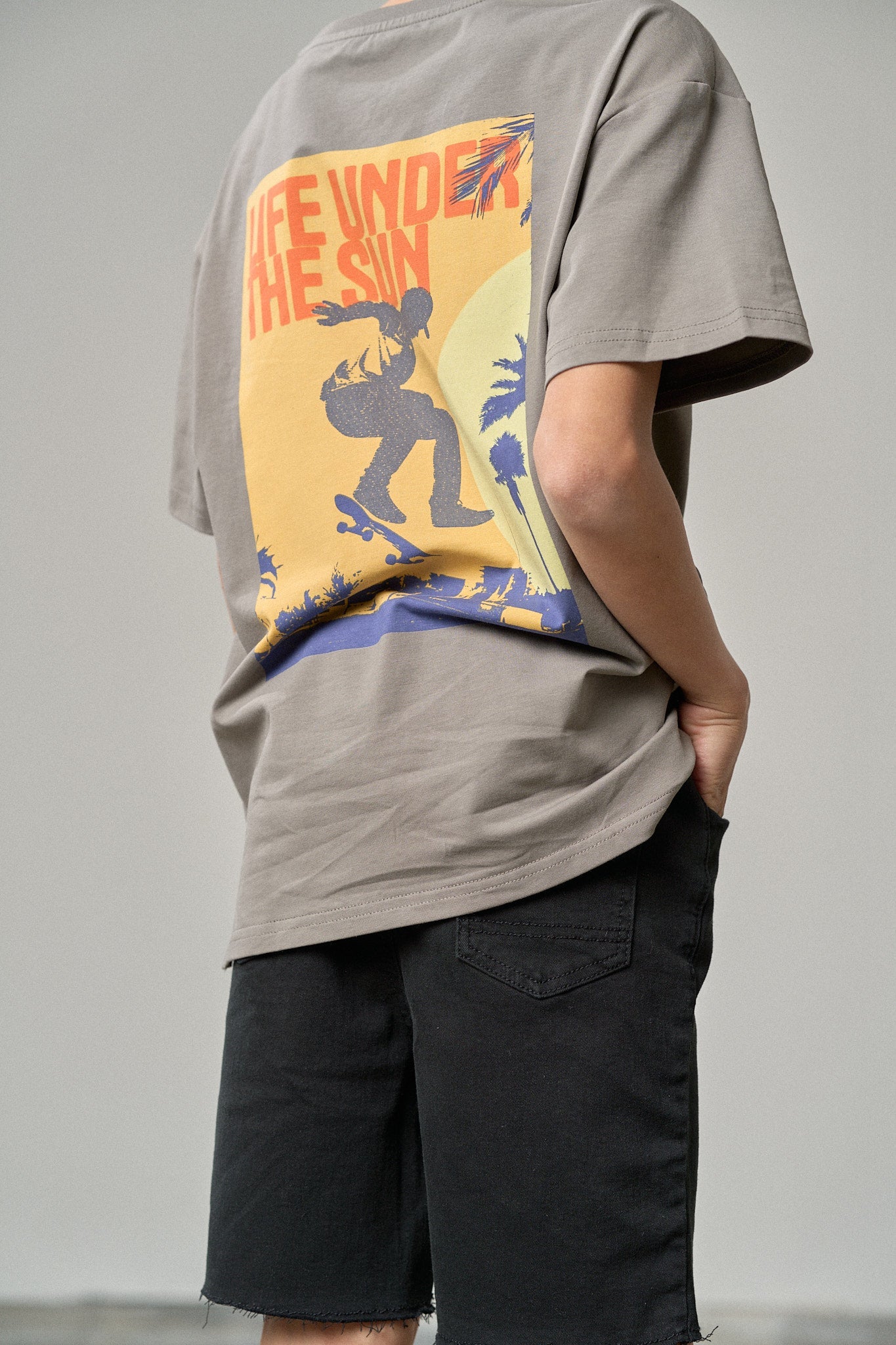 Boys Denim Short - Black Wash