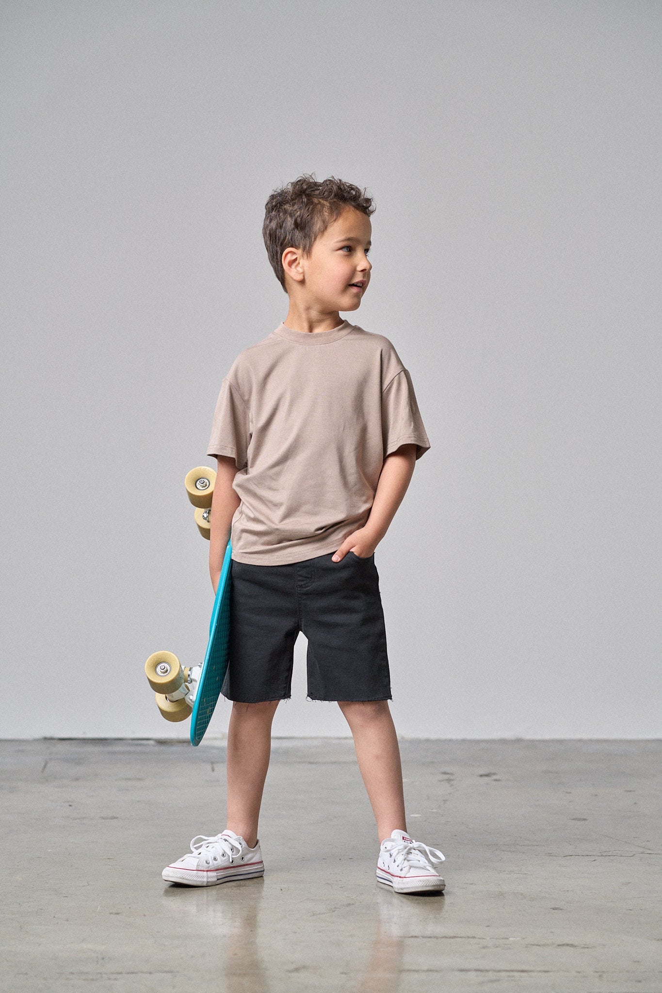 Boys Denim Short - Black Wash
