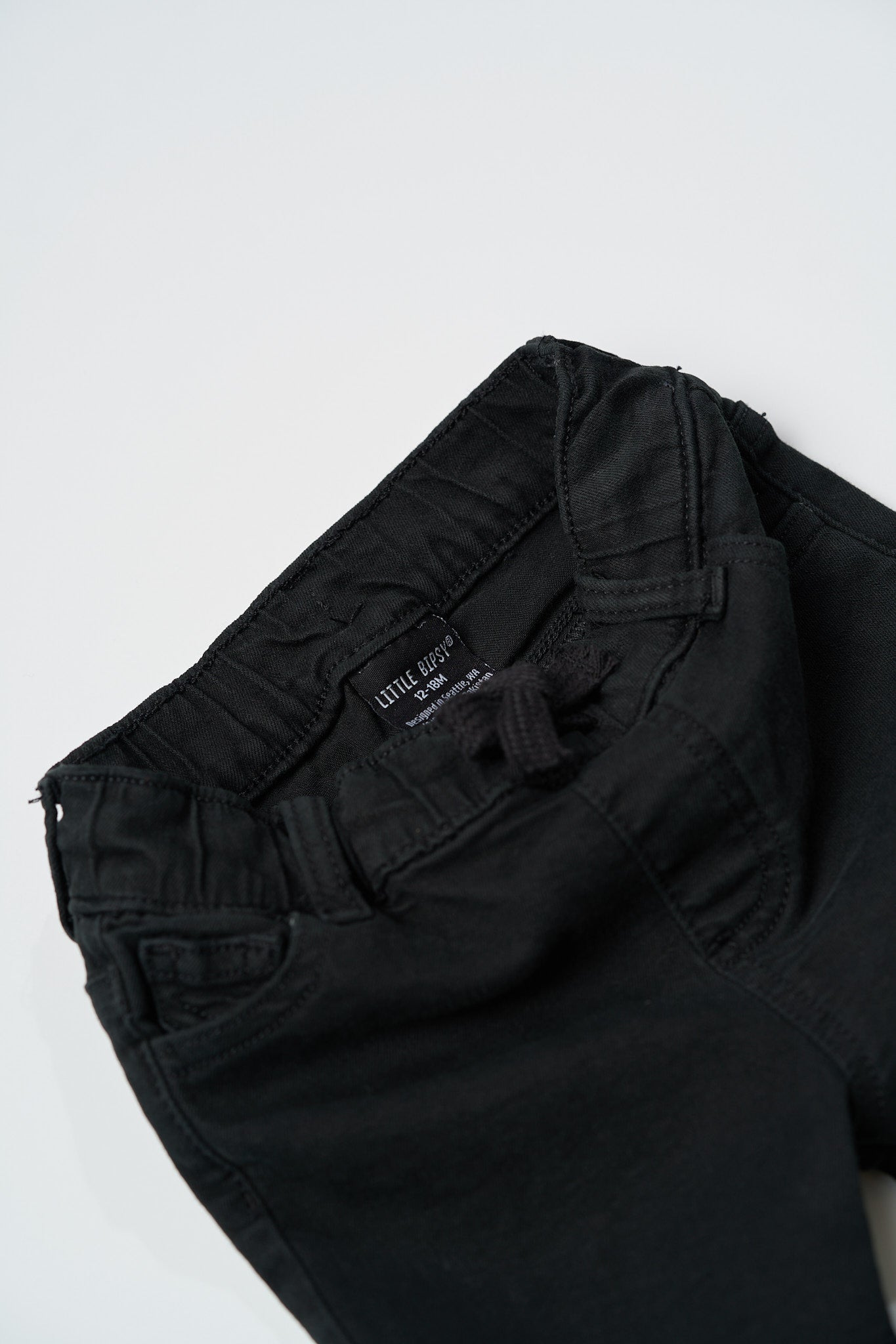 Boys Denim Short - Black Wash