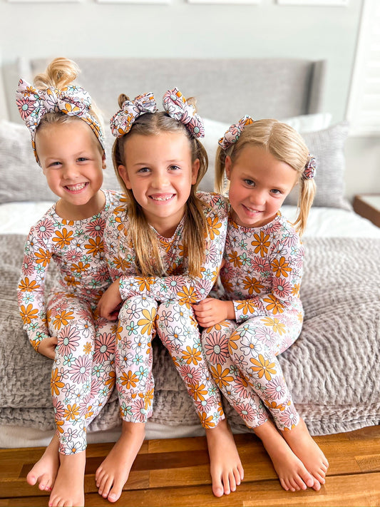 FIELD OF DREAMS TWO PIECE BAMBOO JAMMIES