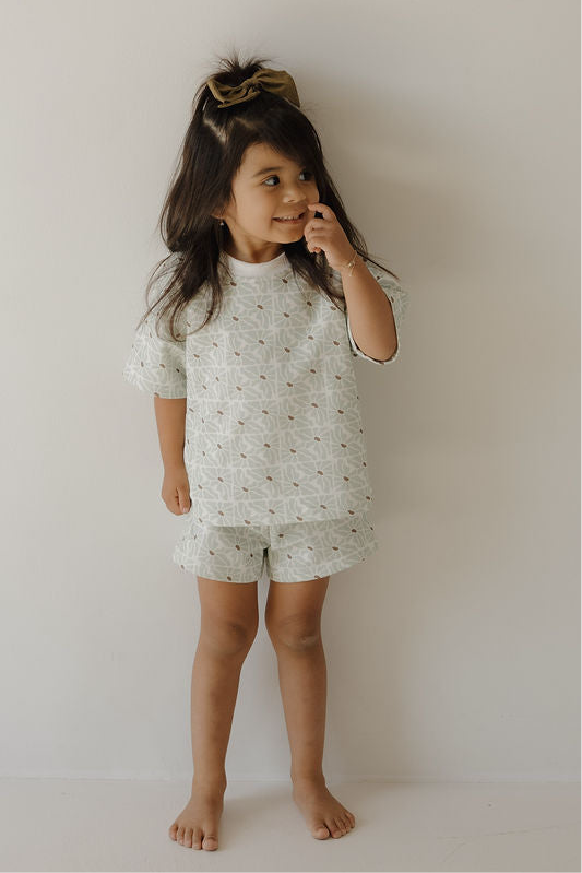 French Terry Short Set | Coast