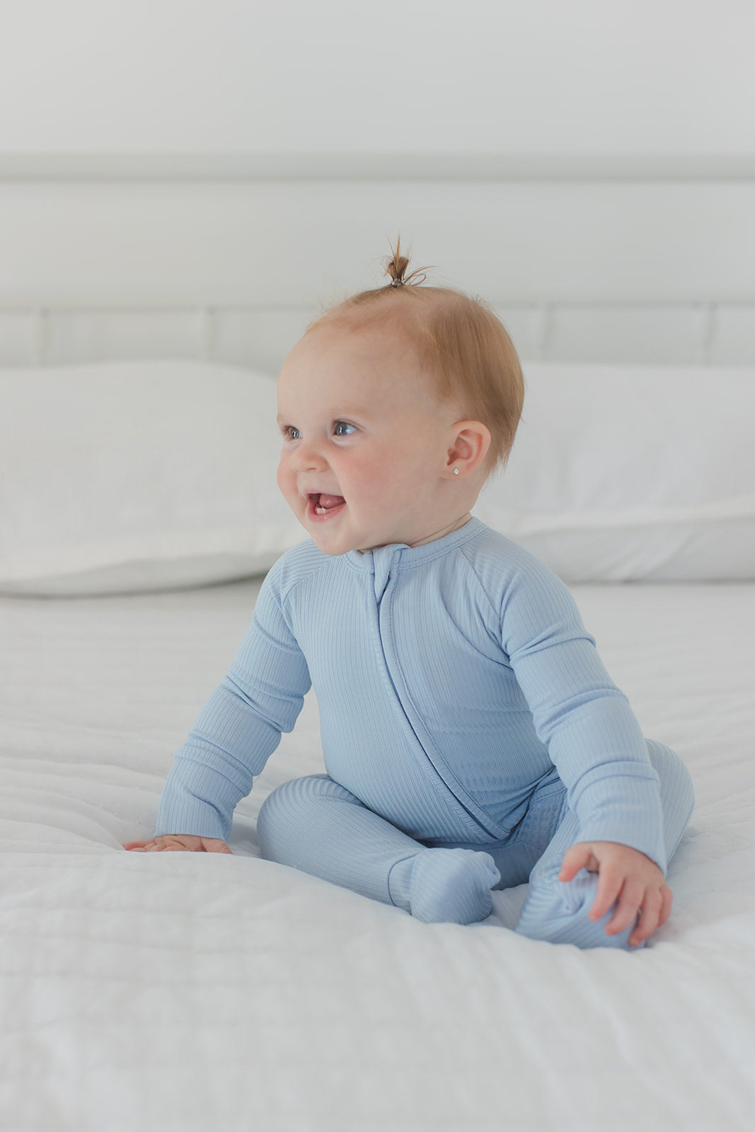 Blue Macaron (ribbed) - Zippy