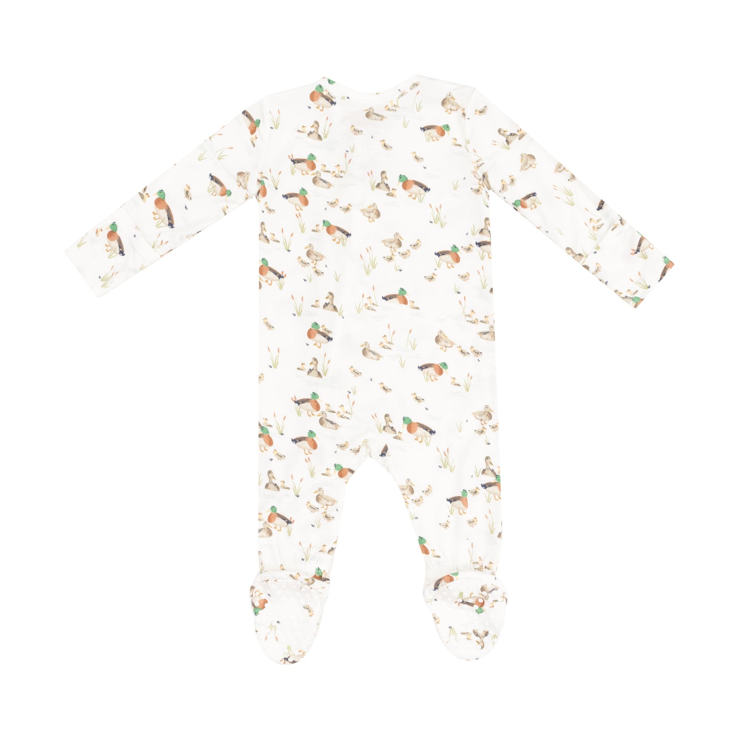 2 Way Zipper Footie - Duckling Families