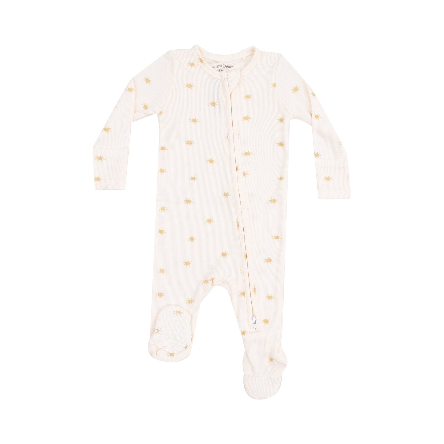 2 Way Zipper Footie - Simple Suns