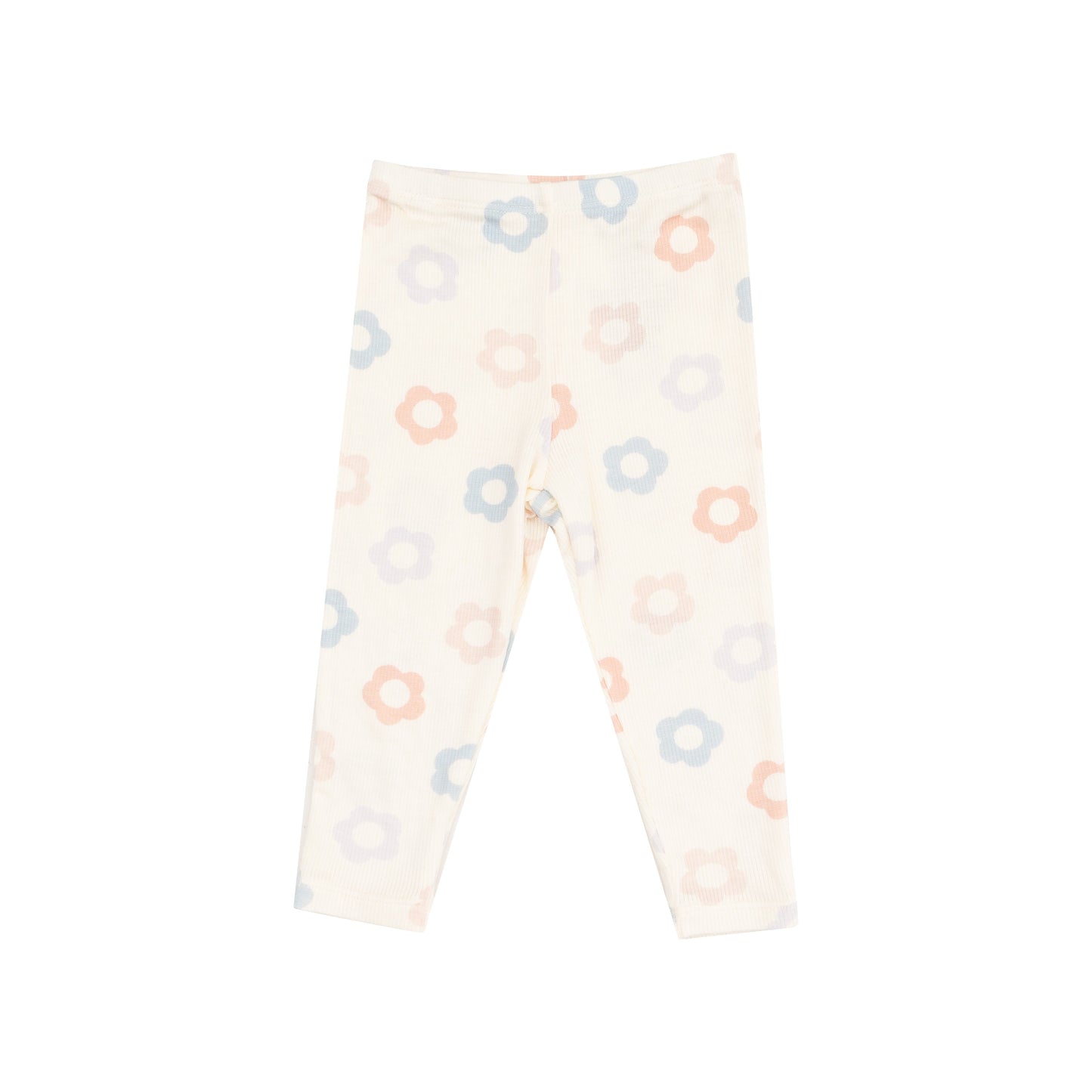 French Terry Oversize Applique Sweatshirt + Leggings - Daisy Pop