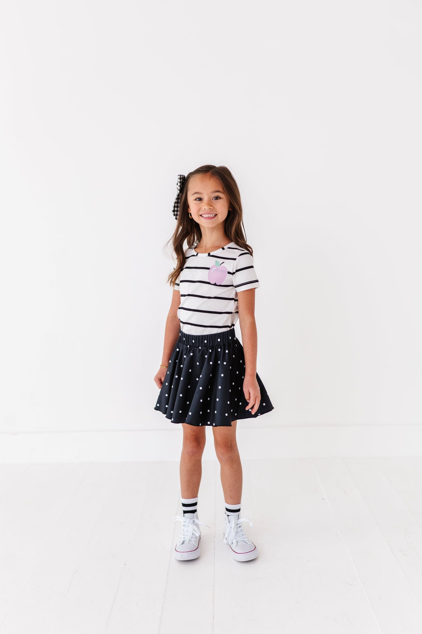 Pocket Apple Stripe Tee (2T ONLY left)