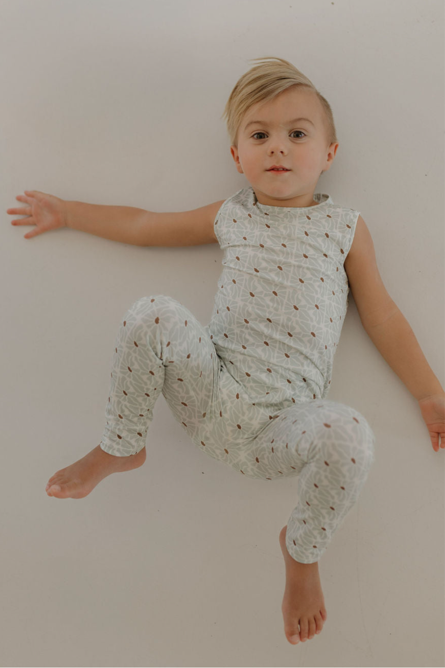 Harem Bamboo Romper | Coast