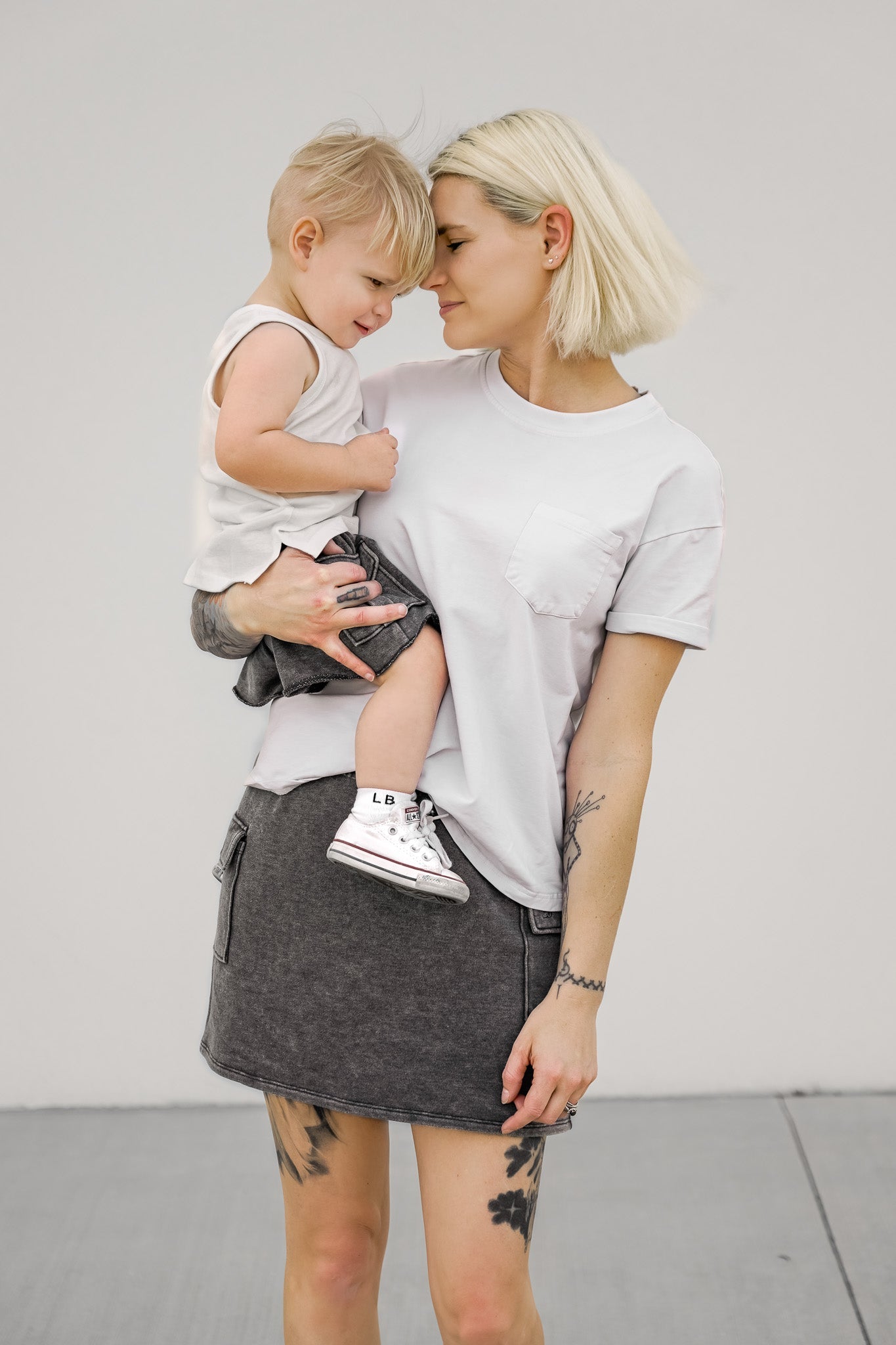Womens Cargo Skort - Charcoal Wash