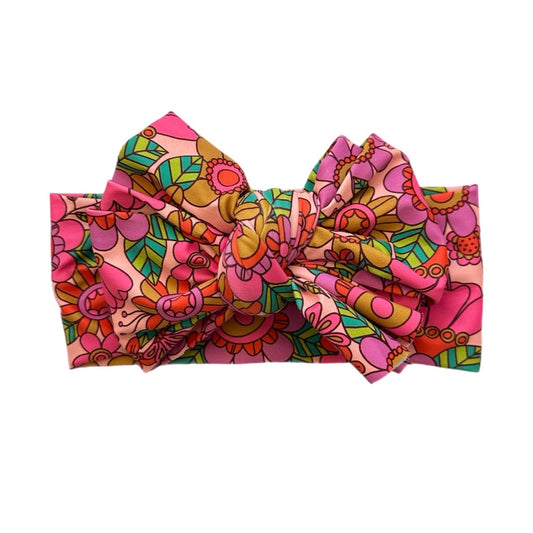 HERE COMES THE SUN ~ VIBRANT FLORAL SWIM BOWS