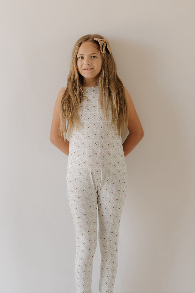 Harem Bamboo Romper | Coast