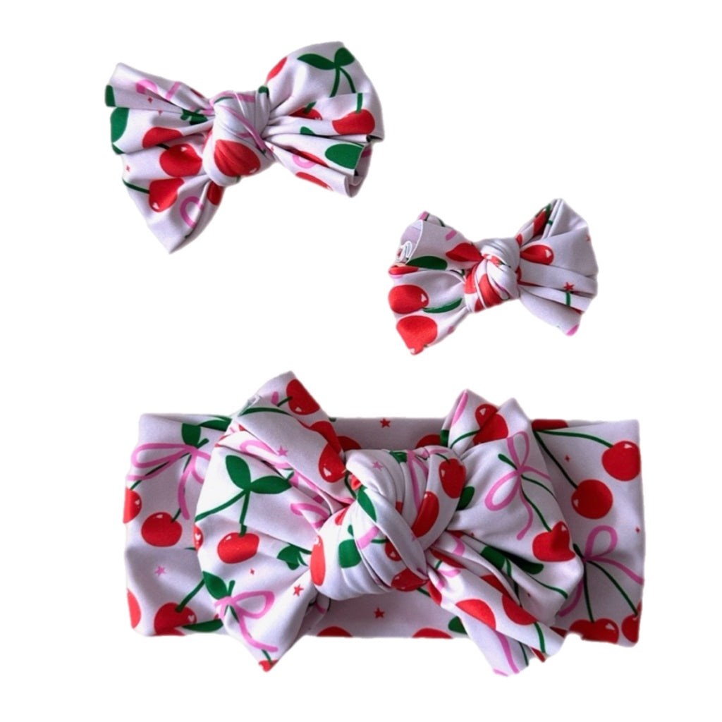 FUN, FUN, FUN~ COQUETTE CHERRY SWIM BOWS