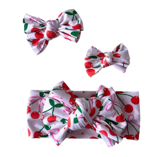 FUN, FUN, FUN~ COQUETTE CHERRY SWIM BOWS