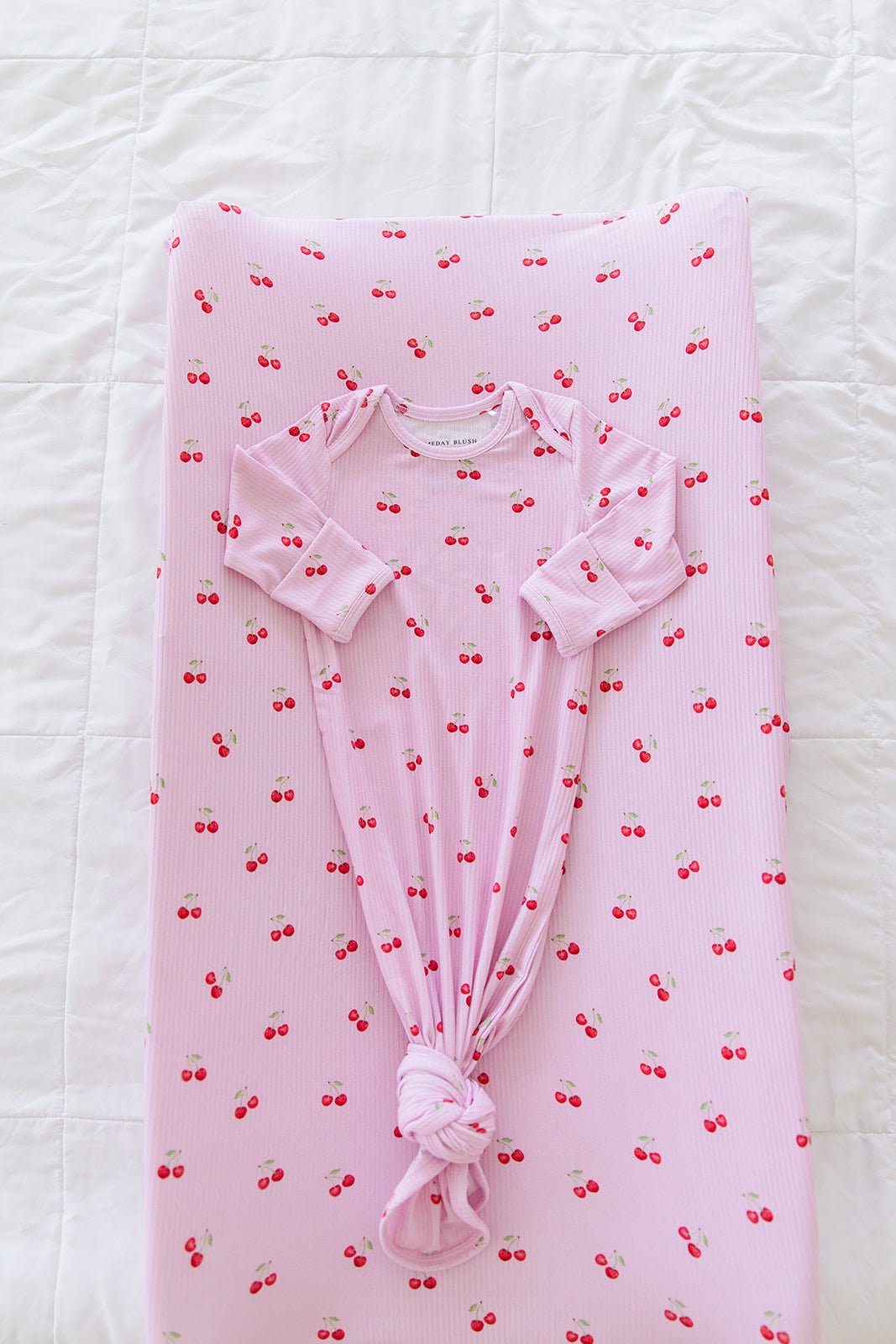 Cherry (ribbed) - Knot Gown