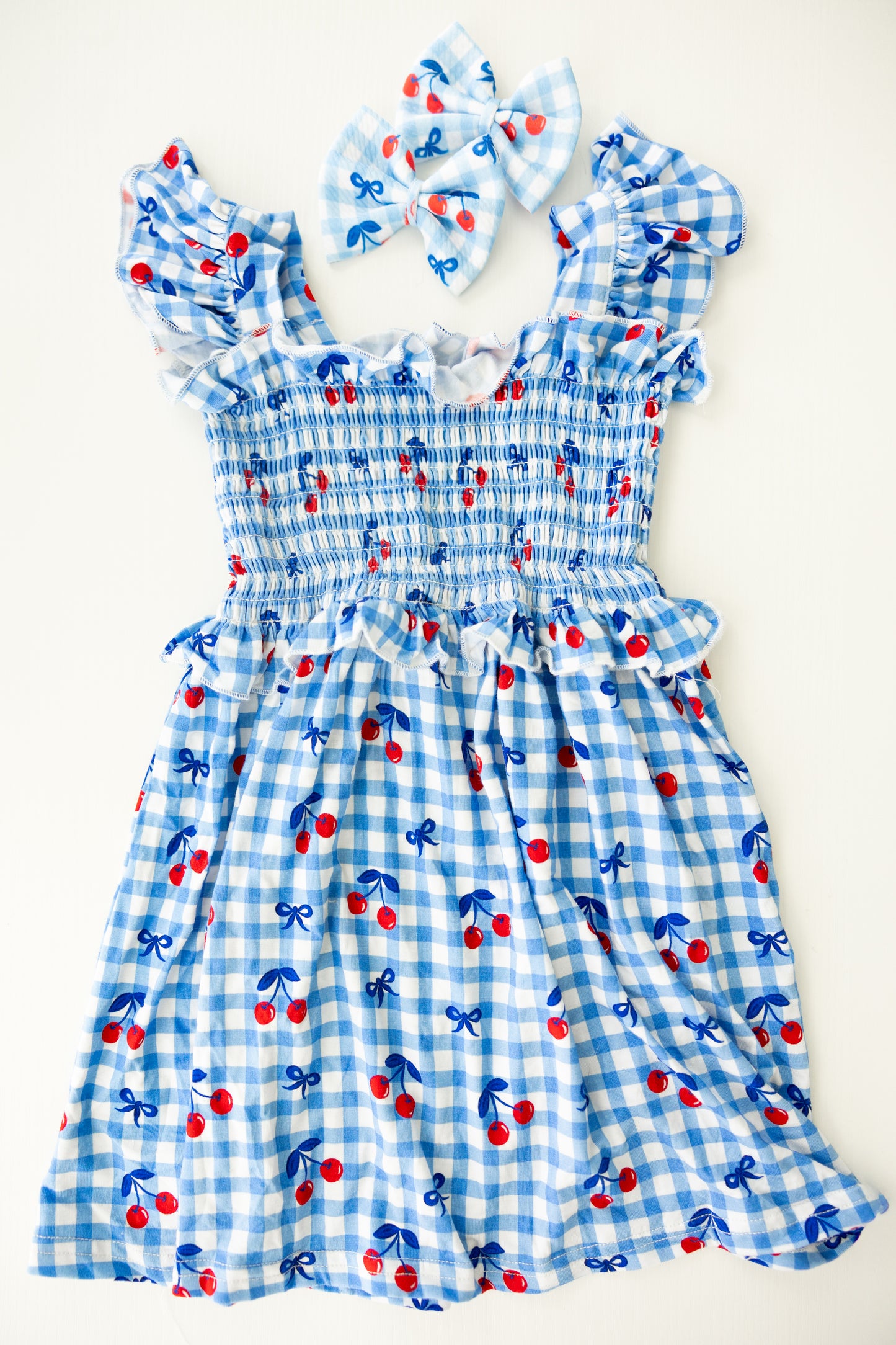 Sweet Freedom Smocked Twirl Dress