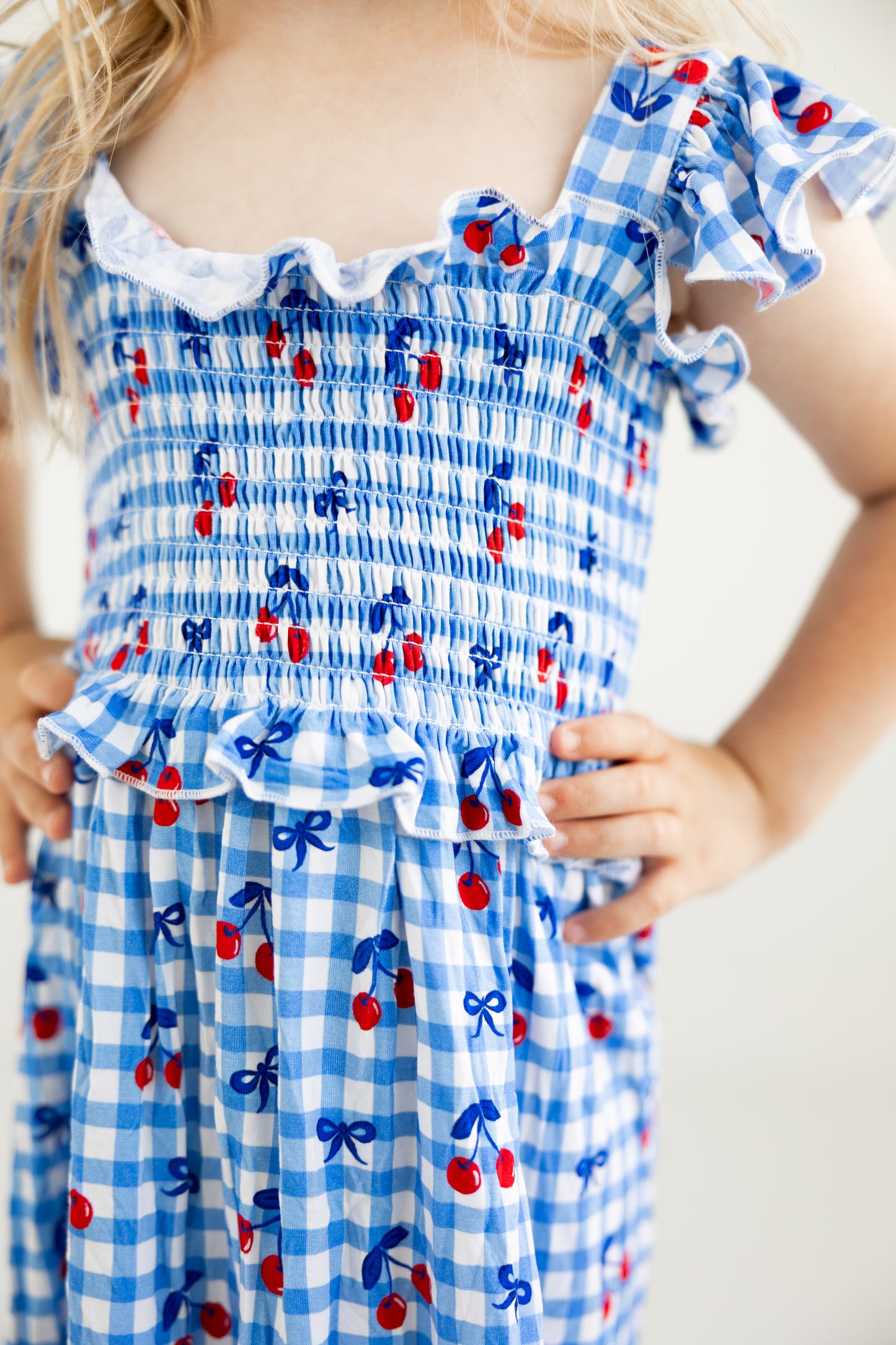Sweet Freedom Smocked Twirl Dress