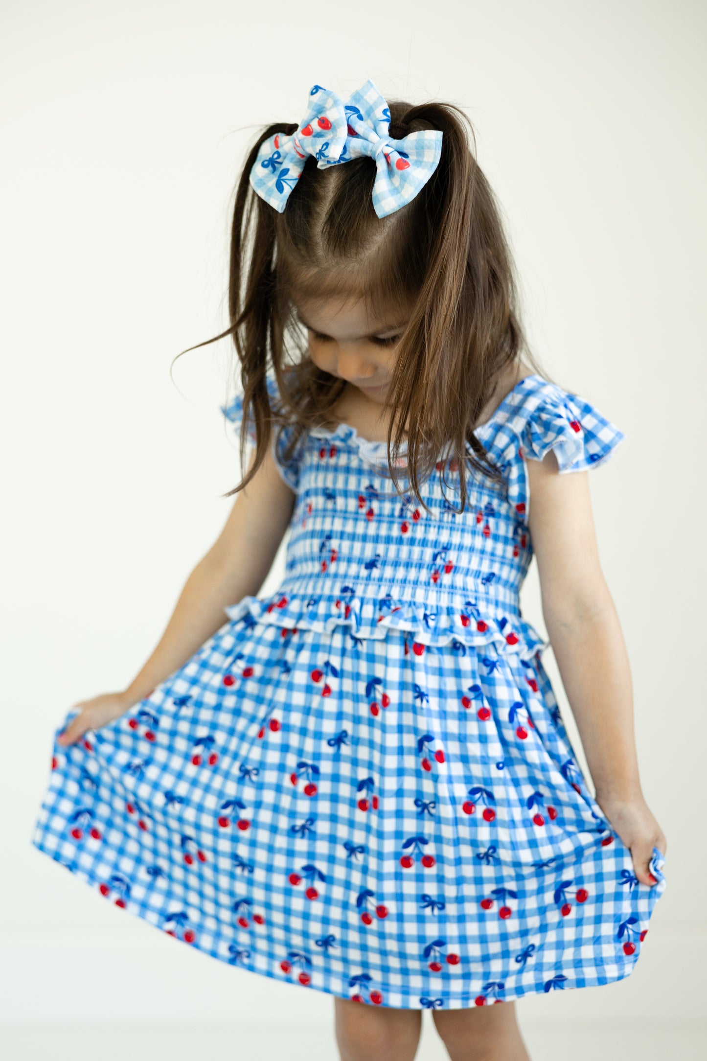 Sweet Freedom Smocked Twirl Dress