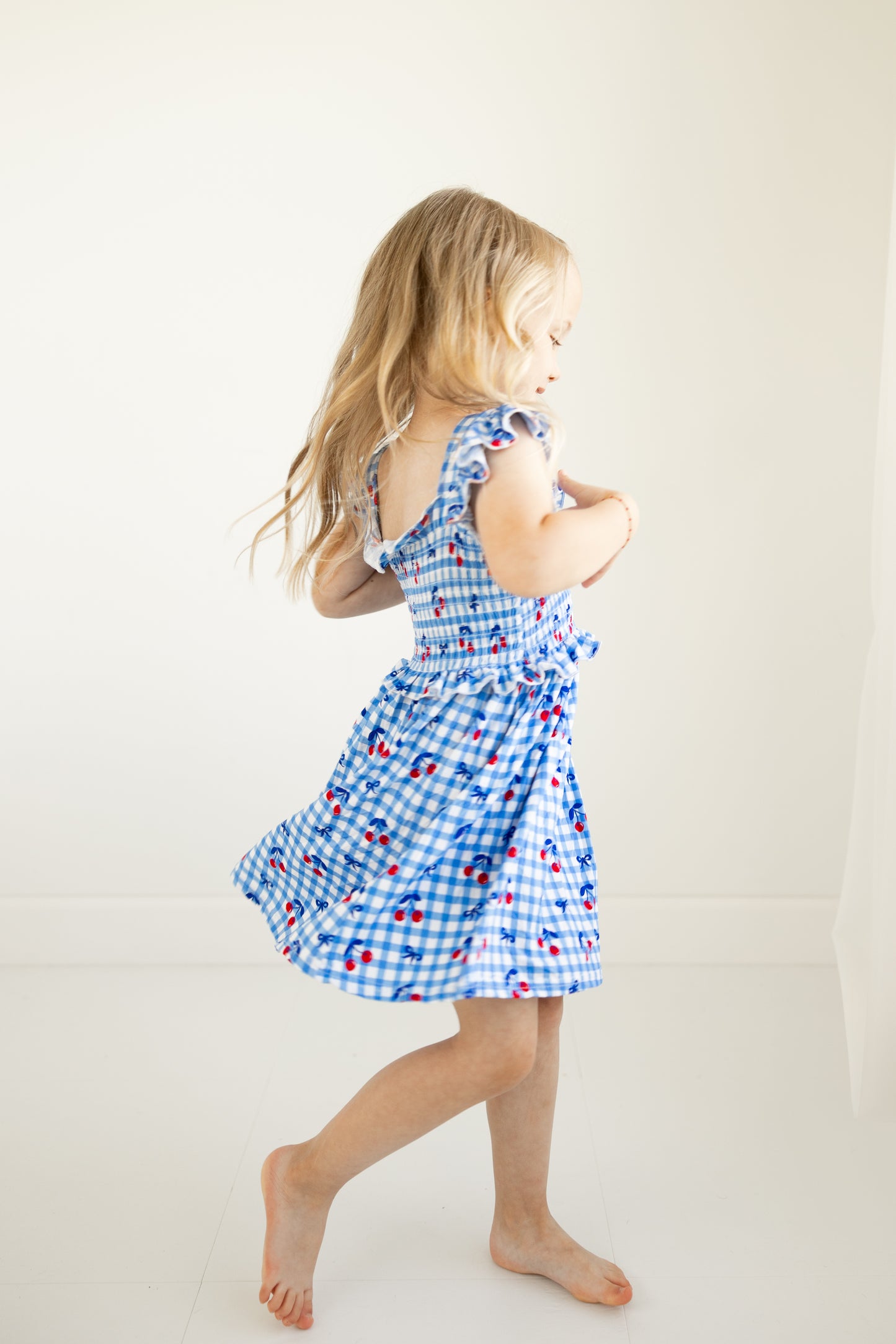 Sweet Freedom Smocked Twirl Dress