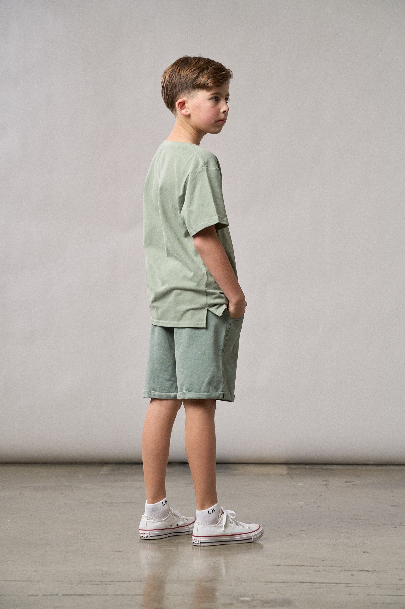 Harem Short - Basil Wash