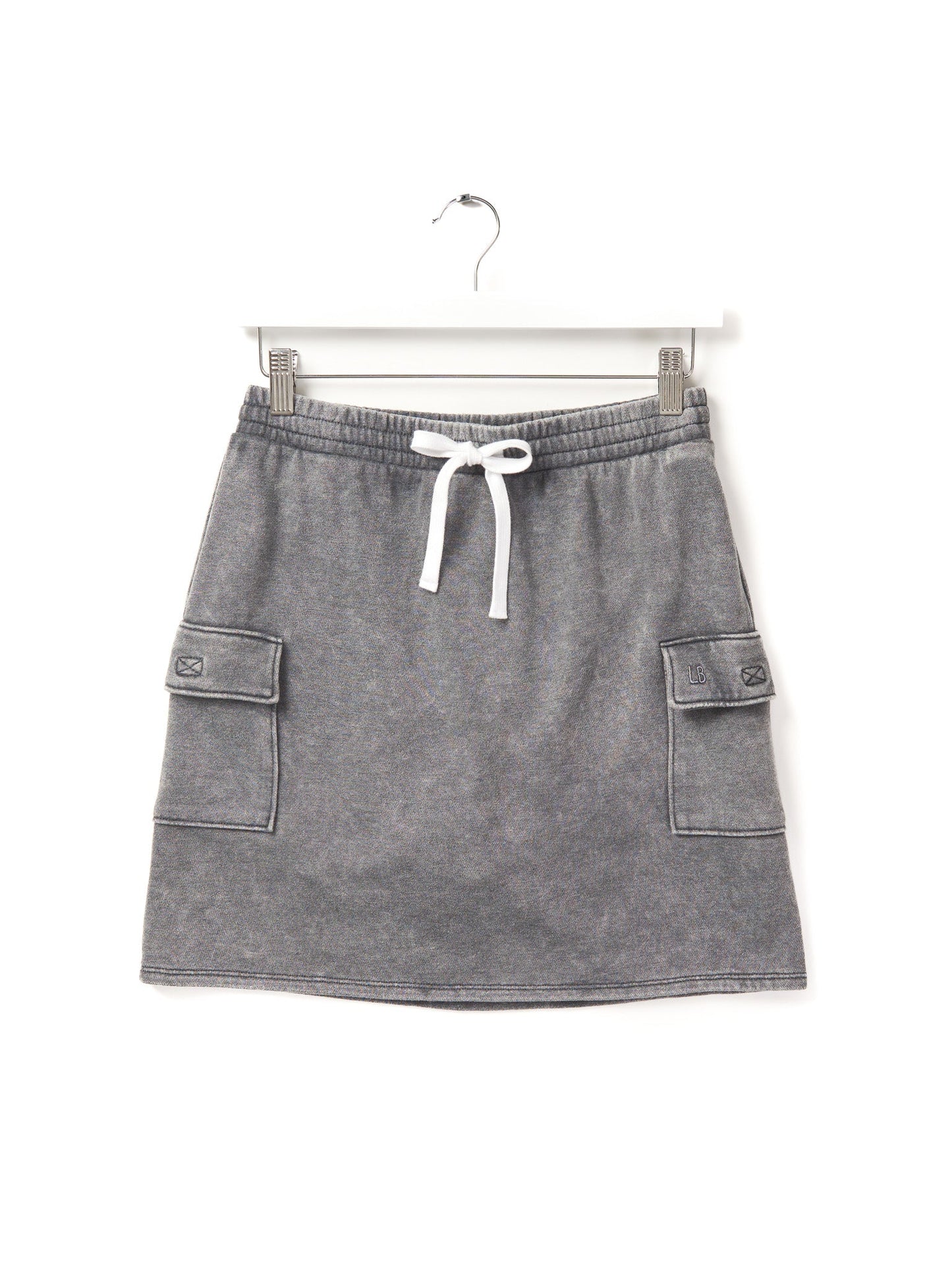 Womens Cargo Skort - Charcoal Wash