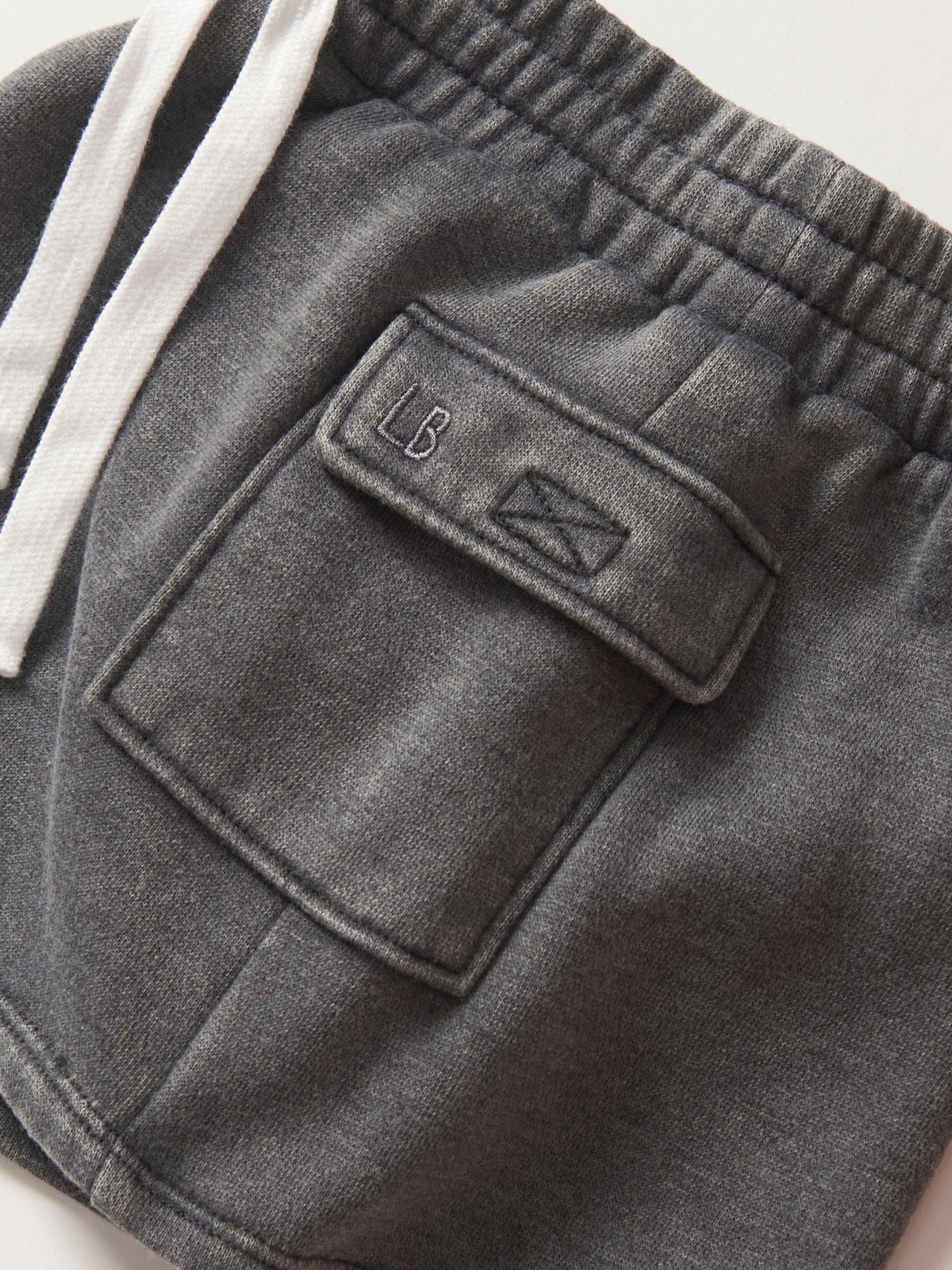 Cargo Skort - Charcoal Wash