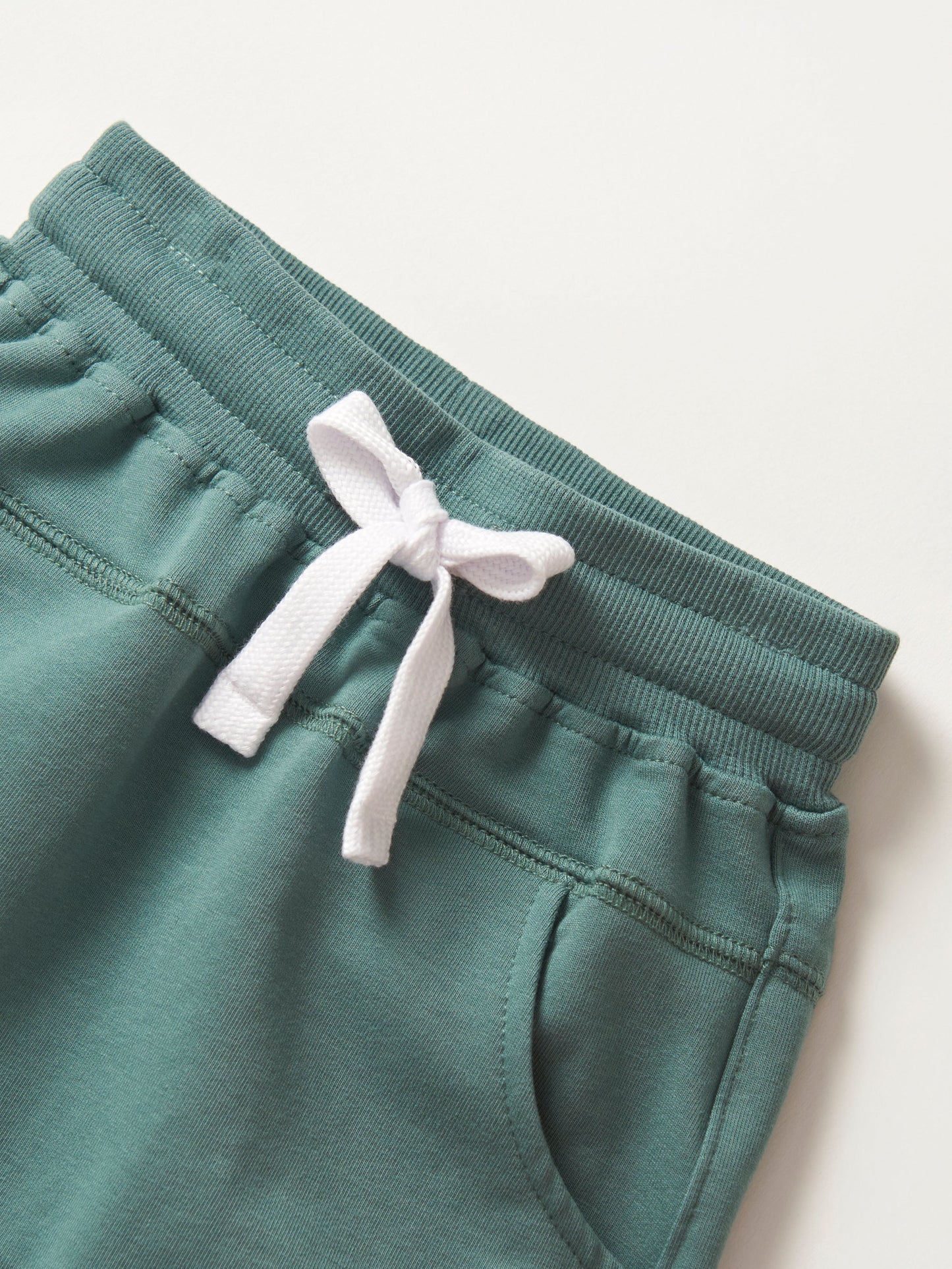 Raw Edge Harem Short - Teal