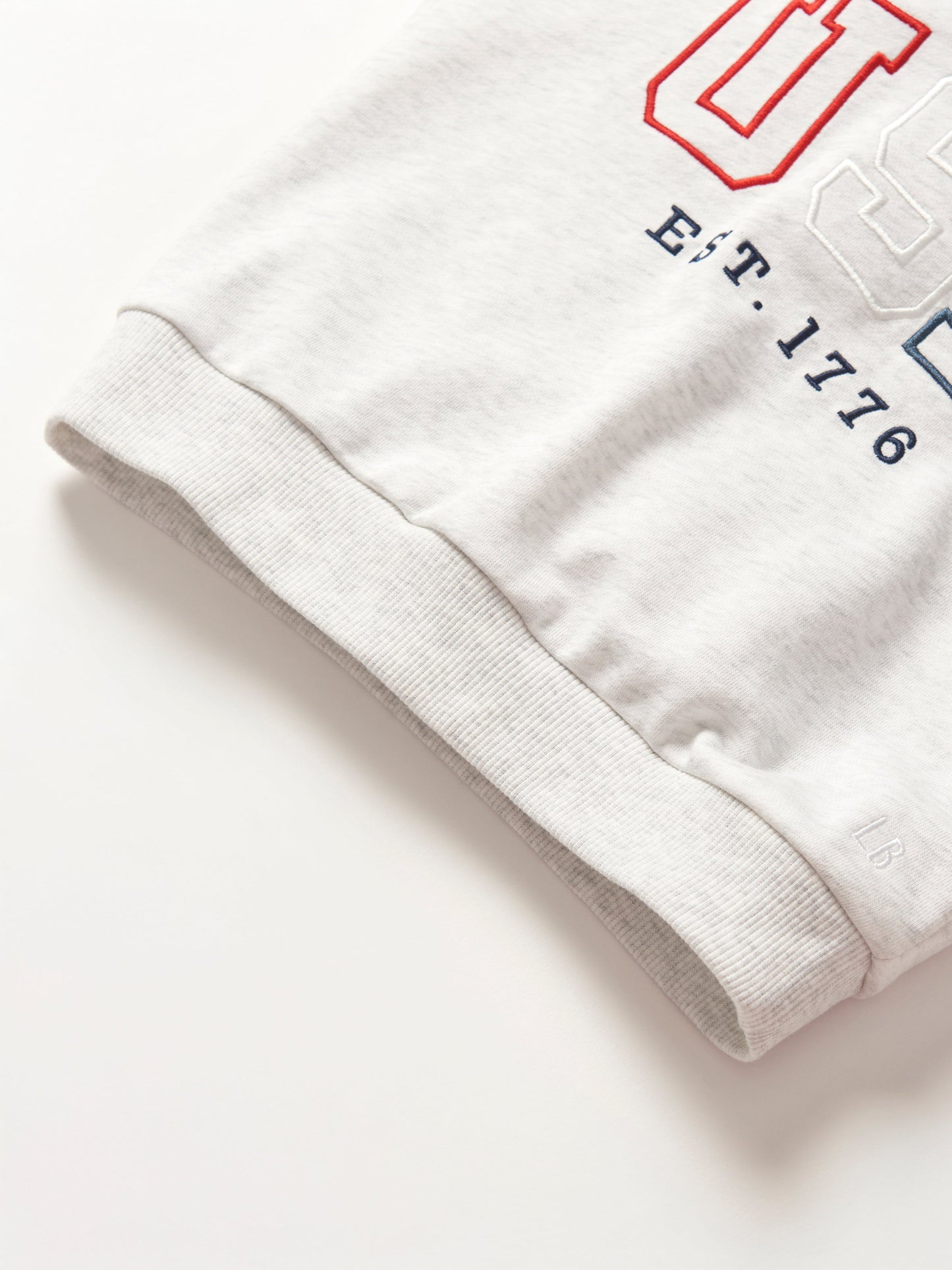 USA Lightweight Crewneck - Heather Grey