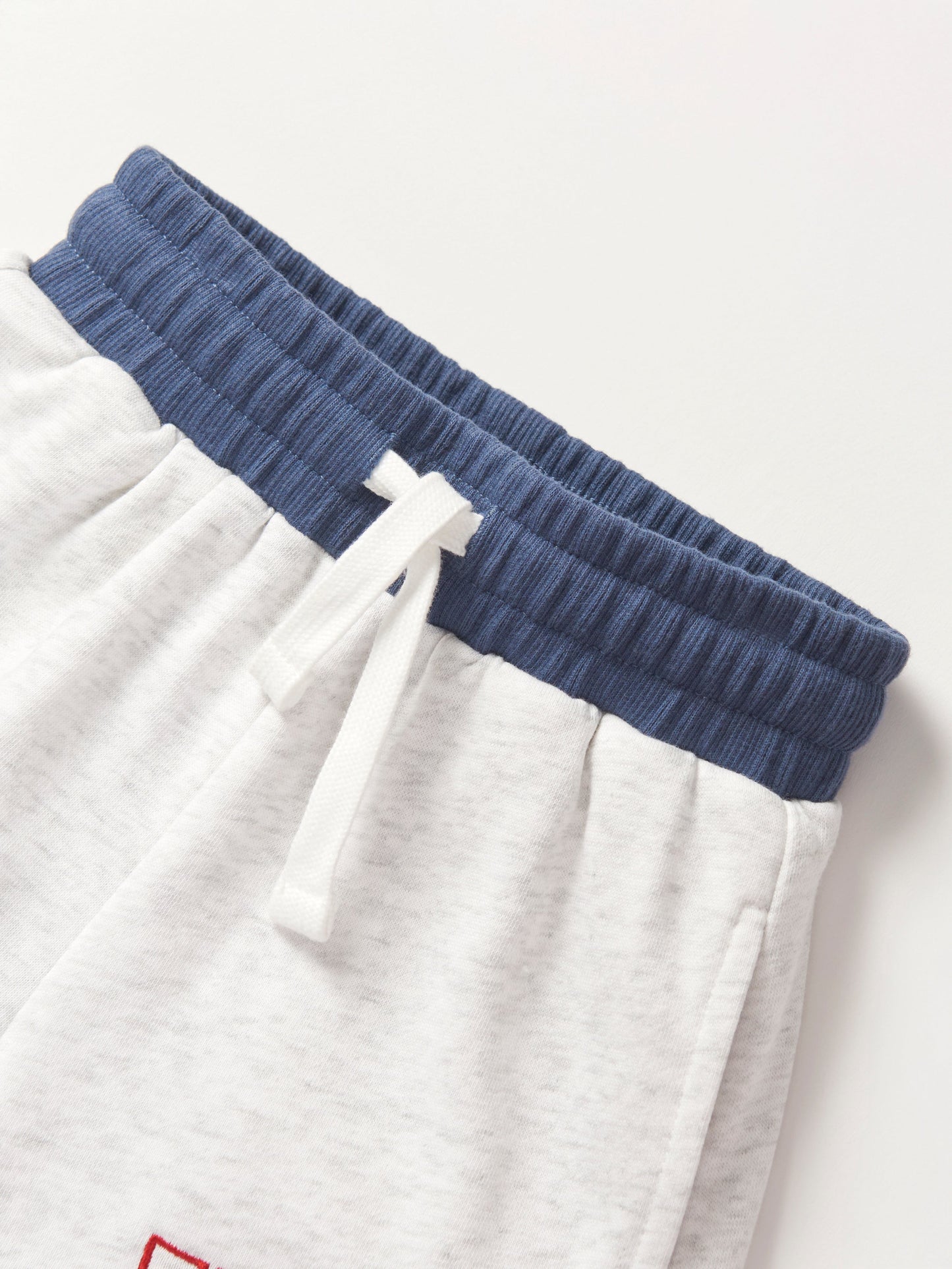 USA Raw Edge Sweatshort - Heather Grey