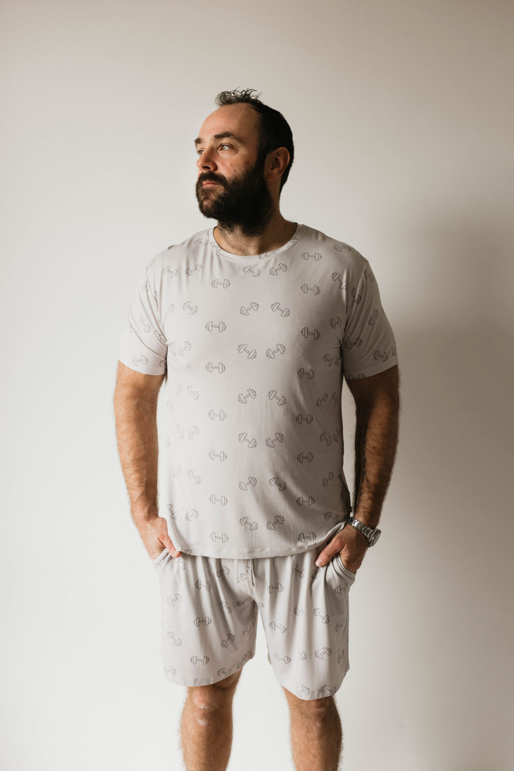 Men's Bamboo Short Pajamas | Arm Day