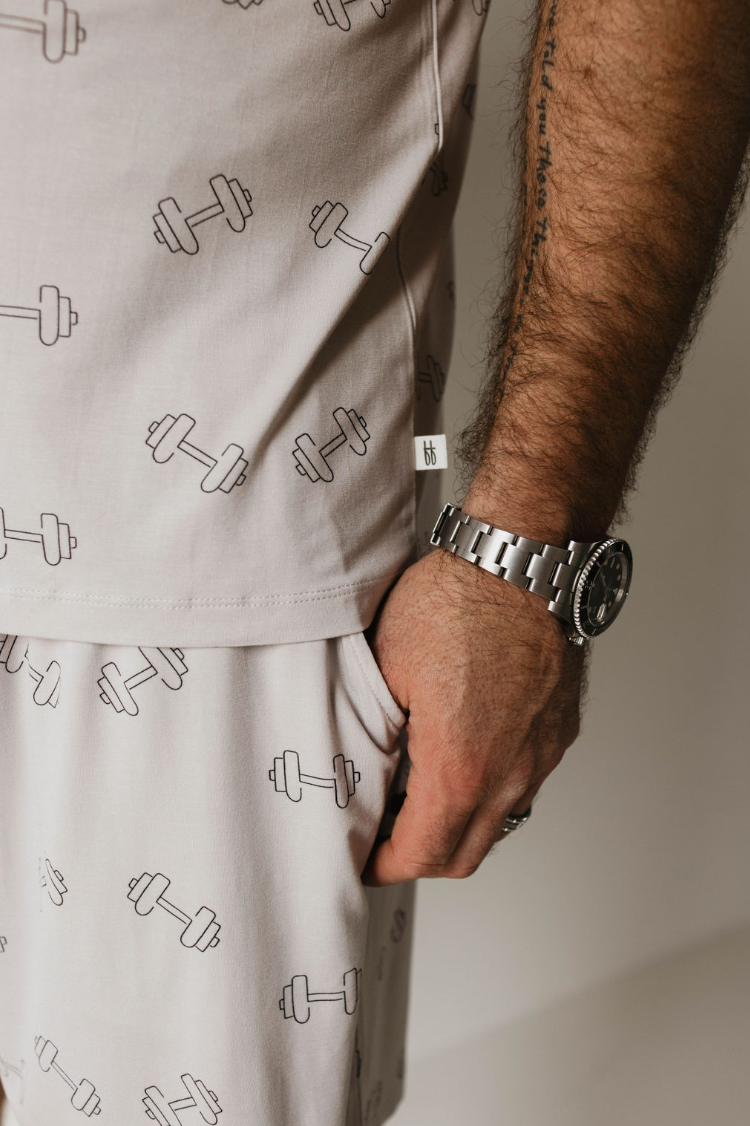 Men's Bamboo Short Pajamas | Arm Day