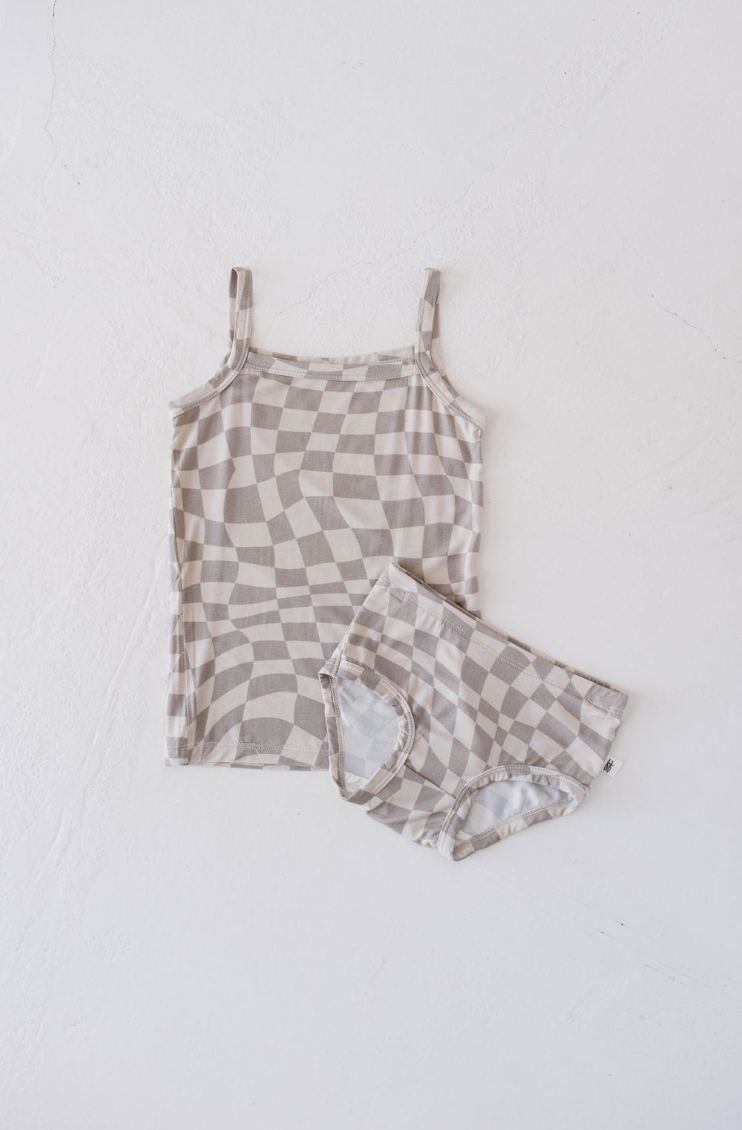 Girl's Bamboo Briefs (3 Pack) | Wavy Checker, Lightning Bolt & Midnight
