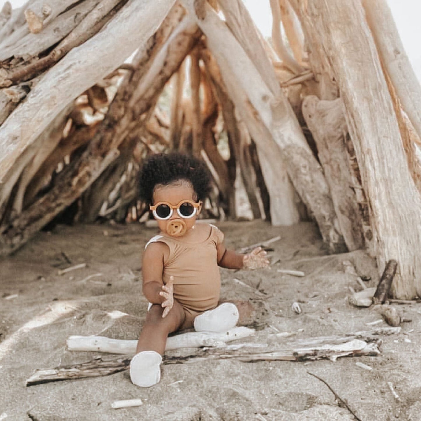 Modern Pacifier | Warm Taupe