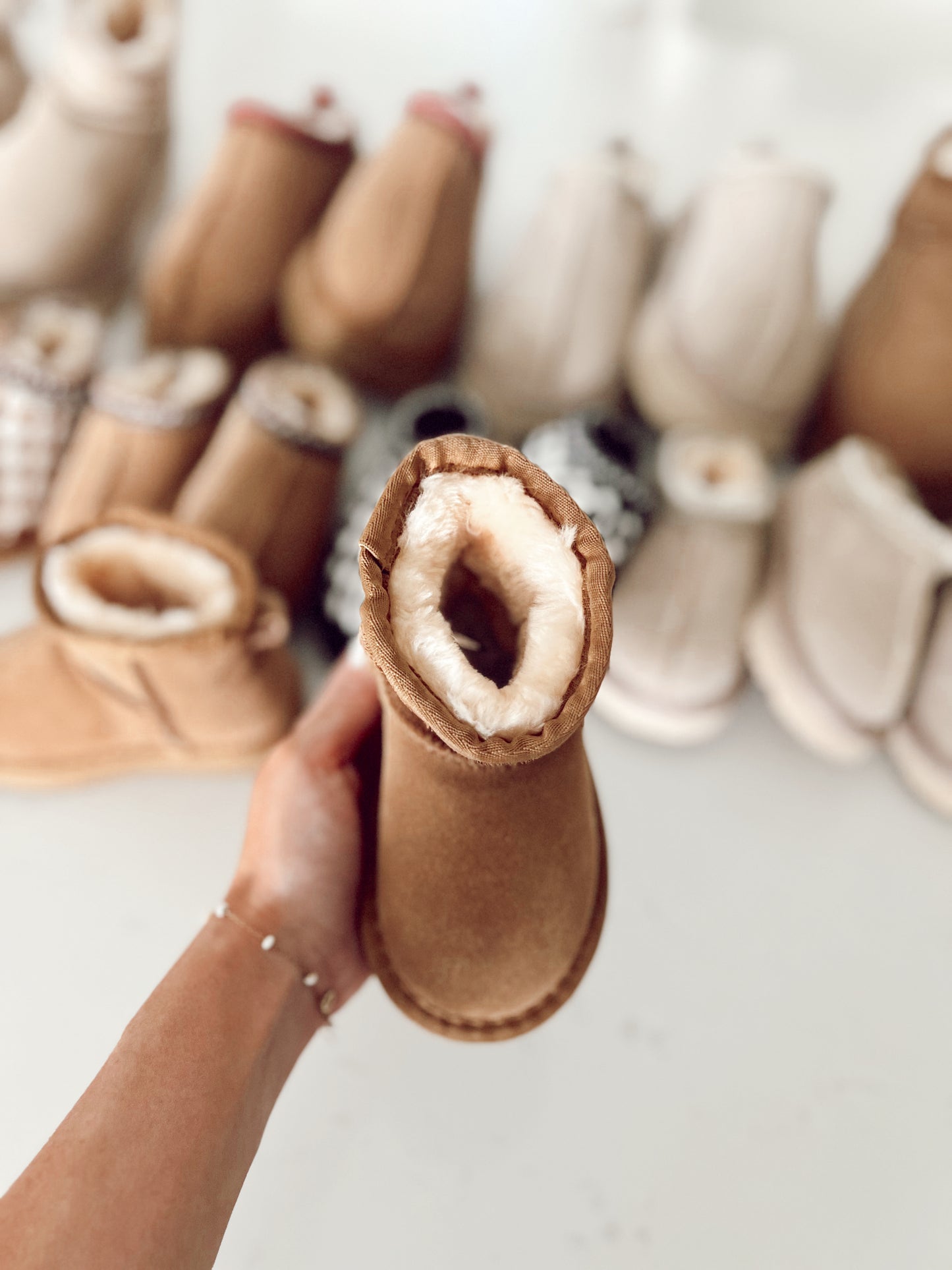 Mini Suede Boots | Chestnut | Toddler | PREORDER