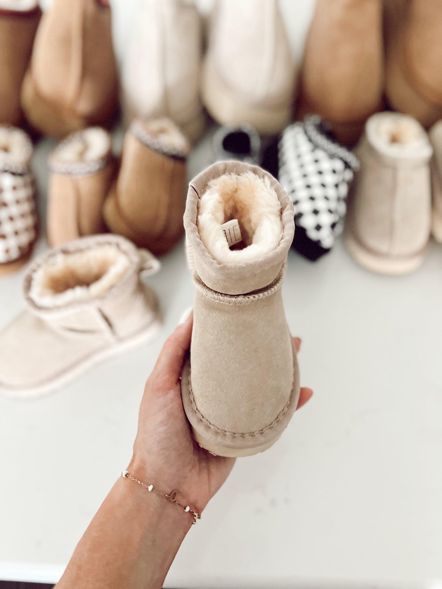 Mini Suede Boots | Tan | Toddler | PREORDER