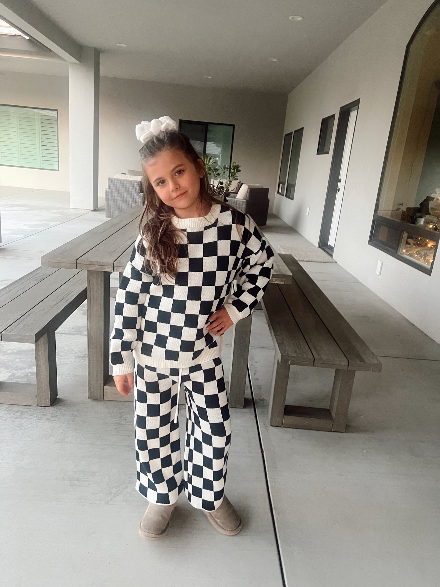 Checkered Knit Set | 2 Colors | PREORDER